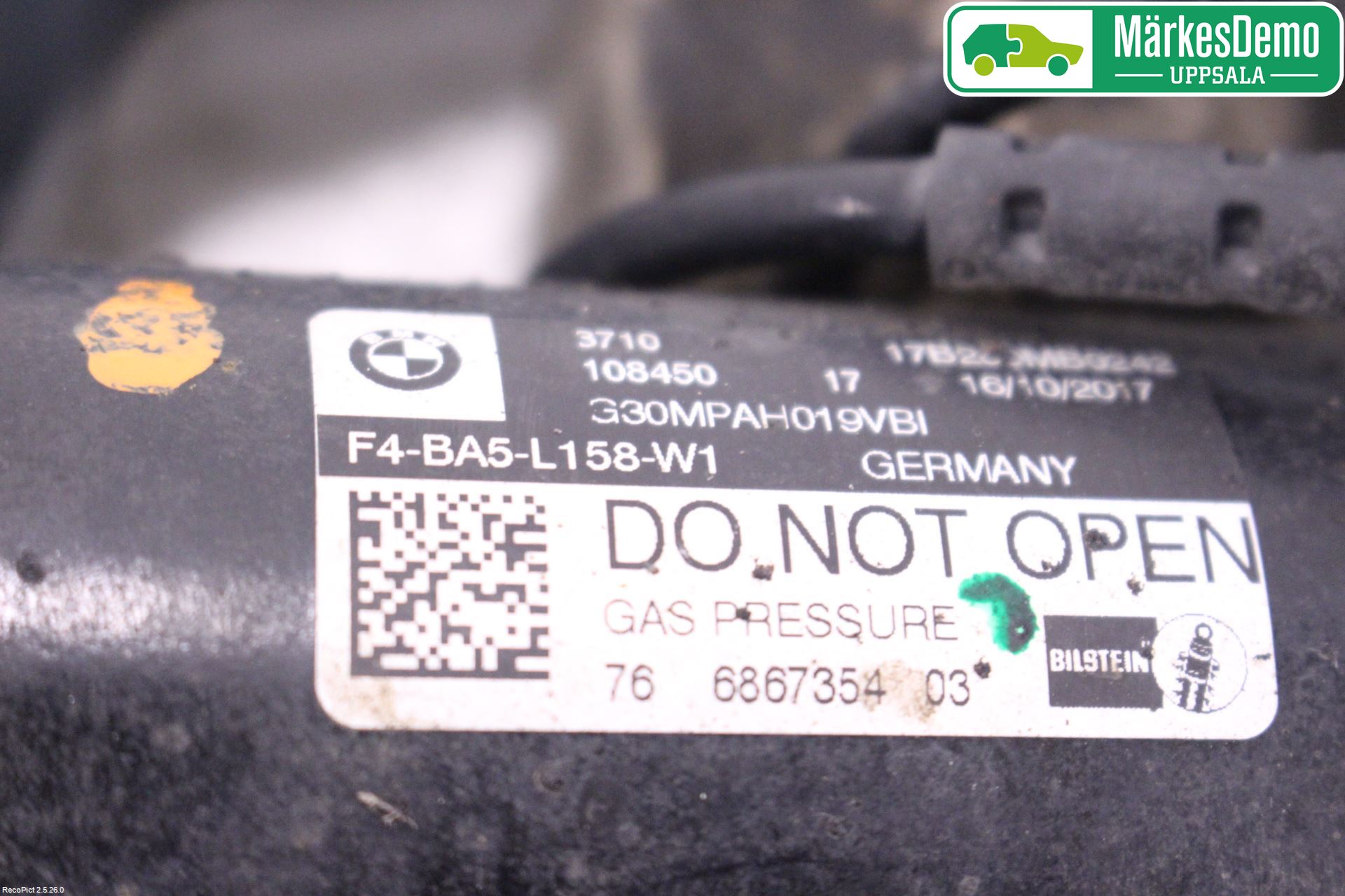 BMW 5 G30/G31/F90 17-23 Fjærbein Bak Høyre