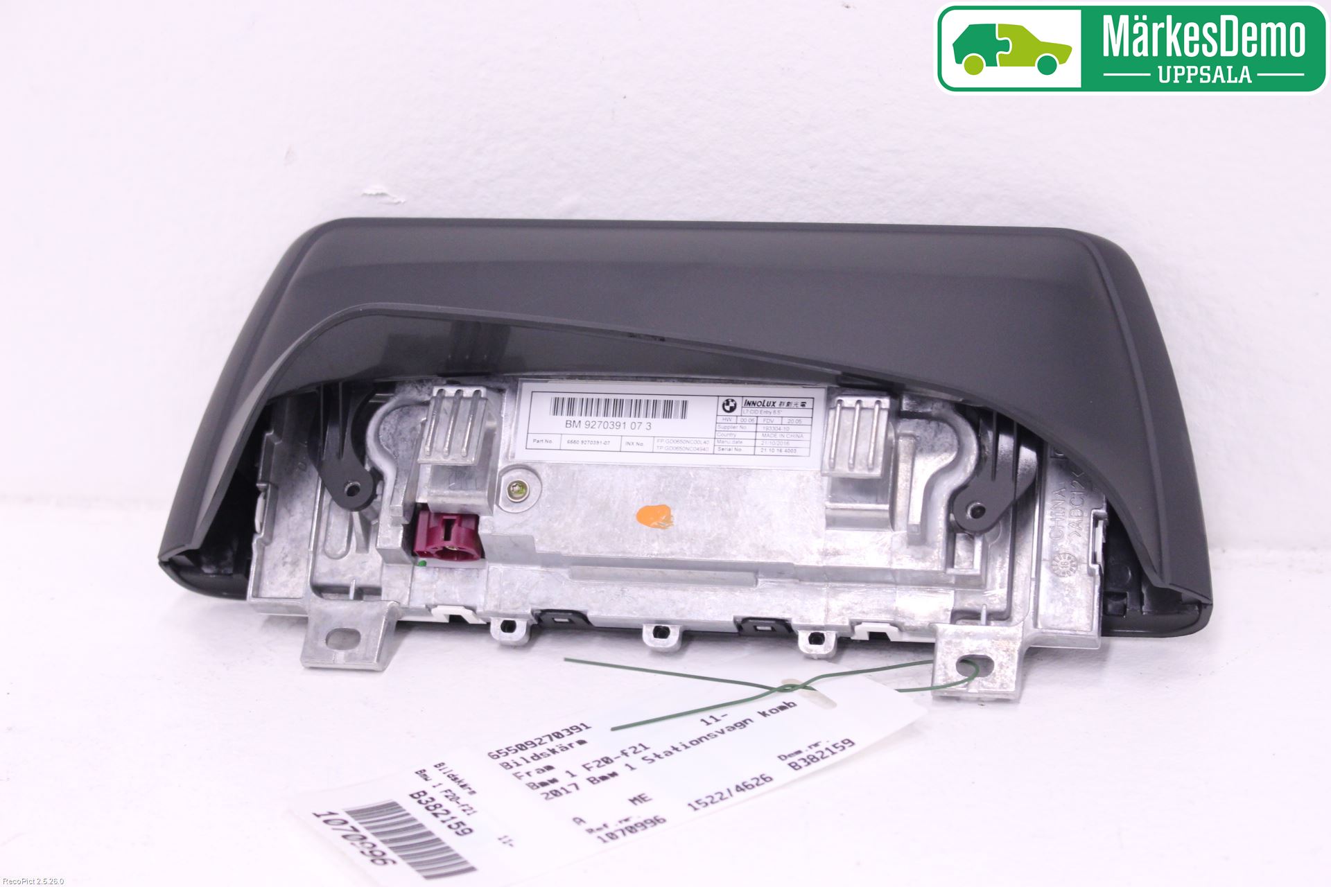 BMW 1 F20/F21 11-19 Instr Skjerm Dvd-Gps-Ac-Tlf