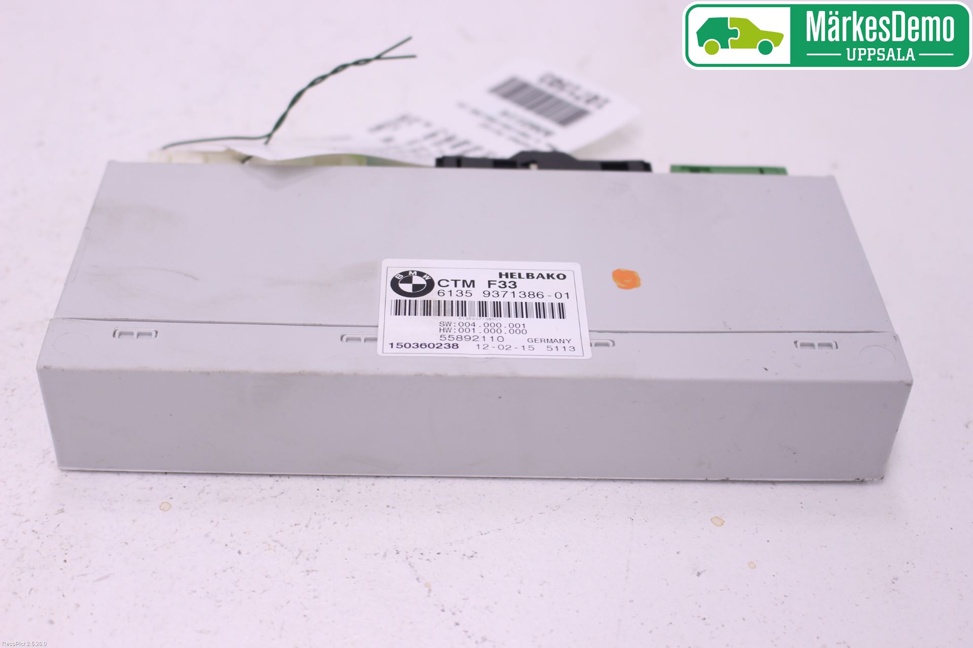 BMW 4 F32/F33/F82/F83 13-20 Styreenhet Øvrig