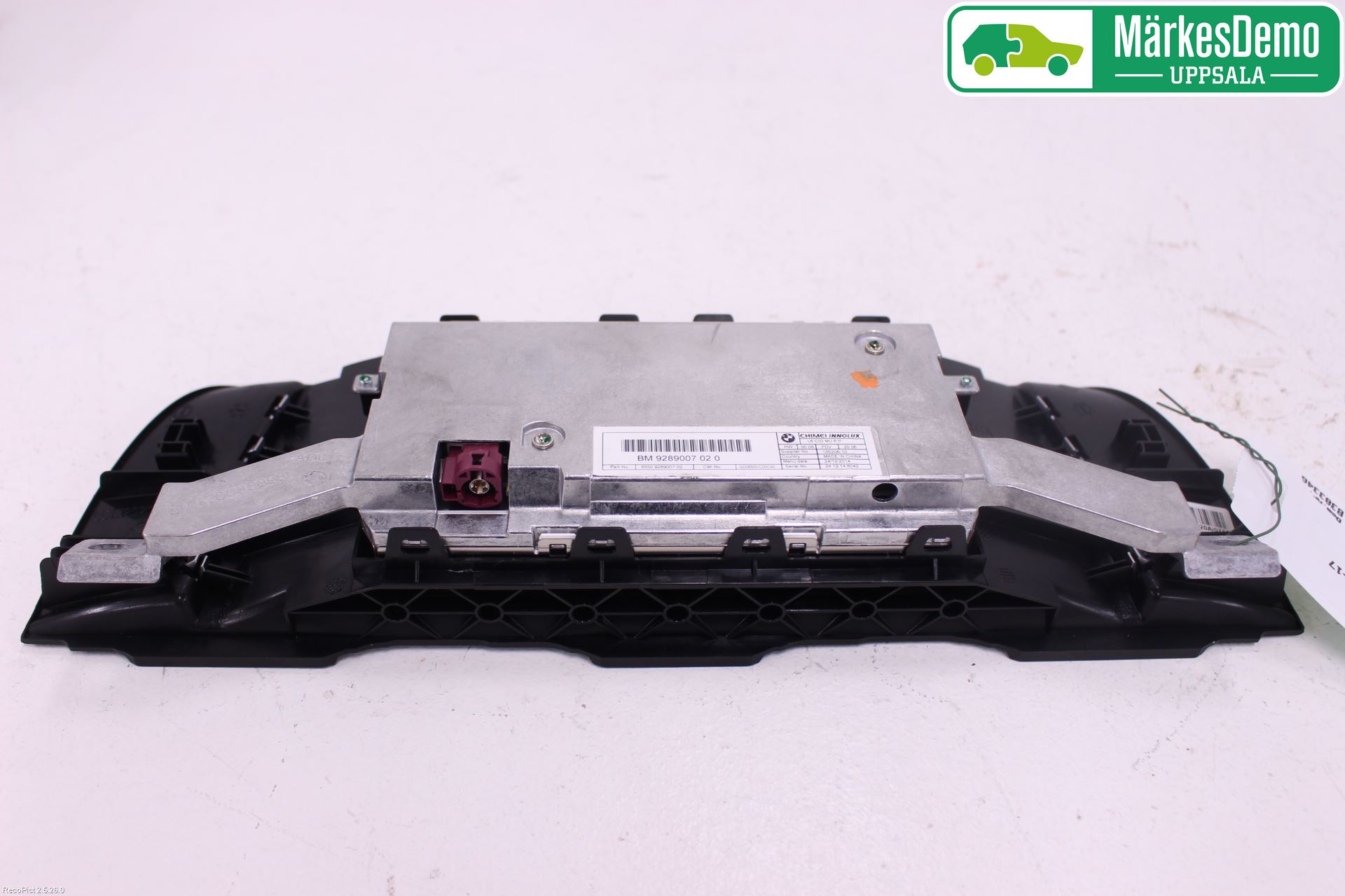 BMW 5 F10/F11/F18 09-17 Instr Skjerm Dvd-Gps-Ac-Tlf