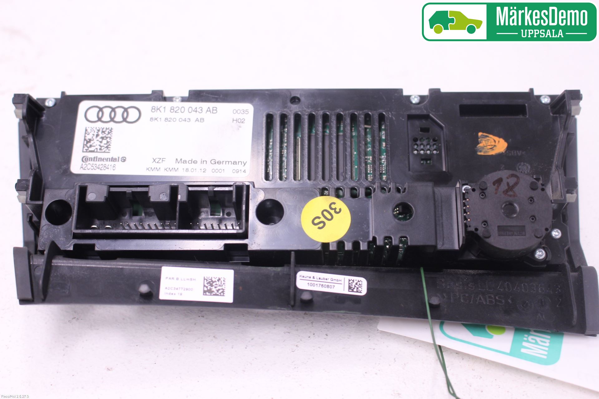 Audi A4/S4 08-11 Varme Ac Betjening-Display