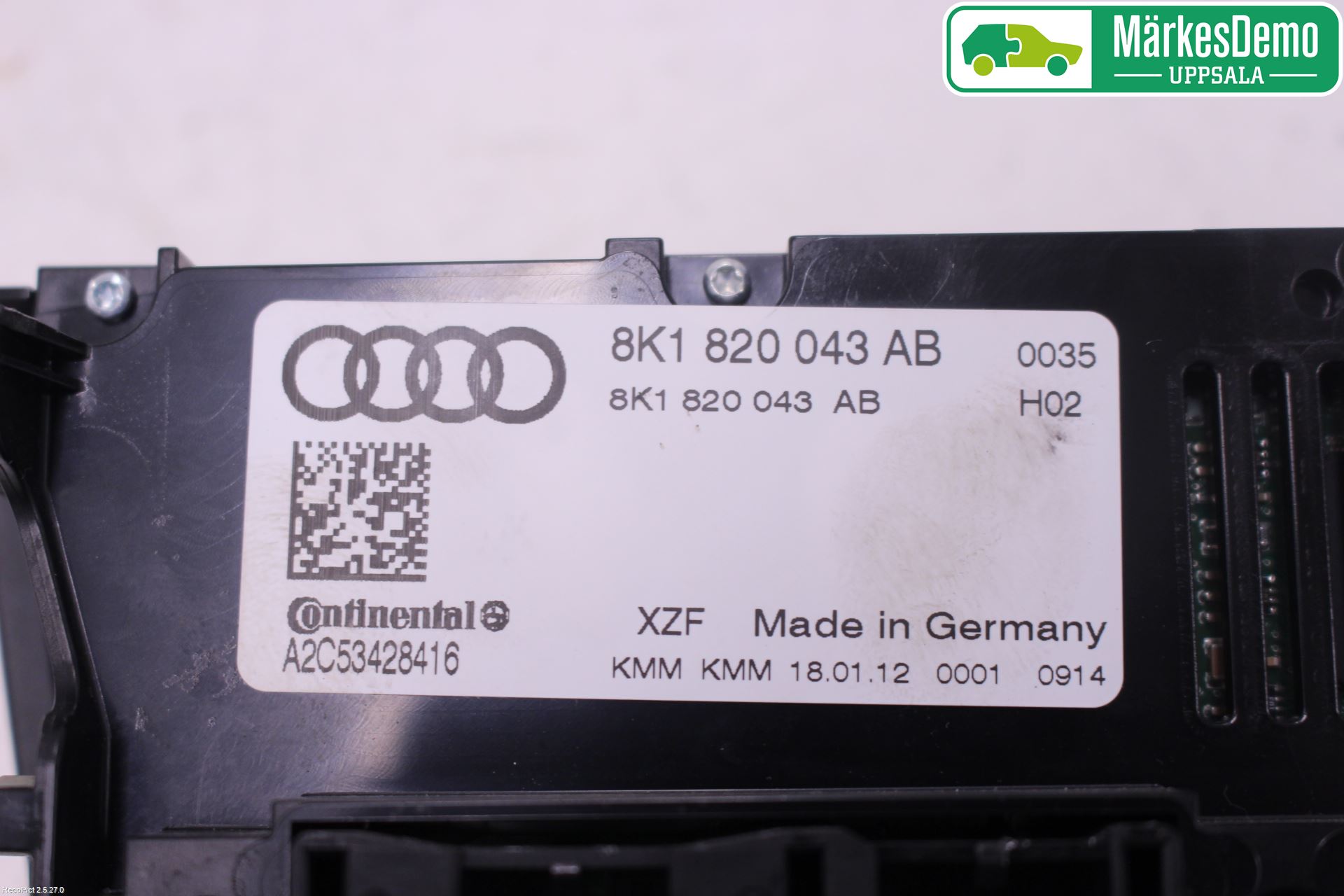 Audi A4/S4 08-11 Varme Ac Betjening-Display