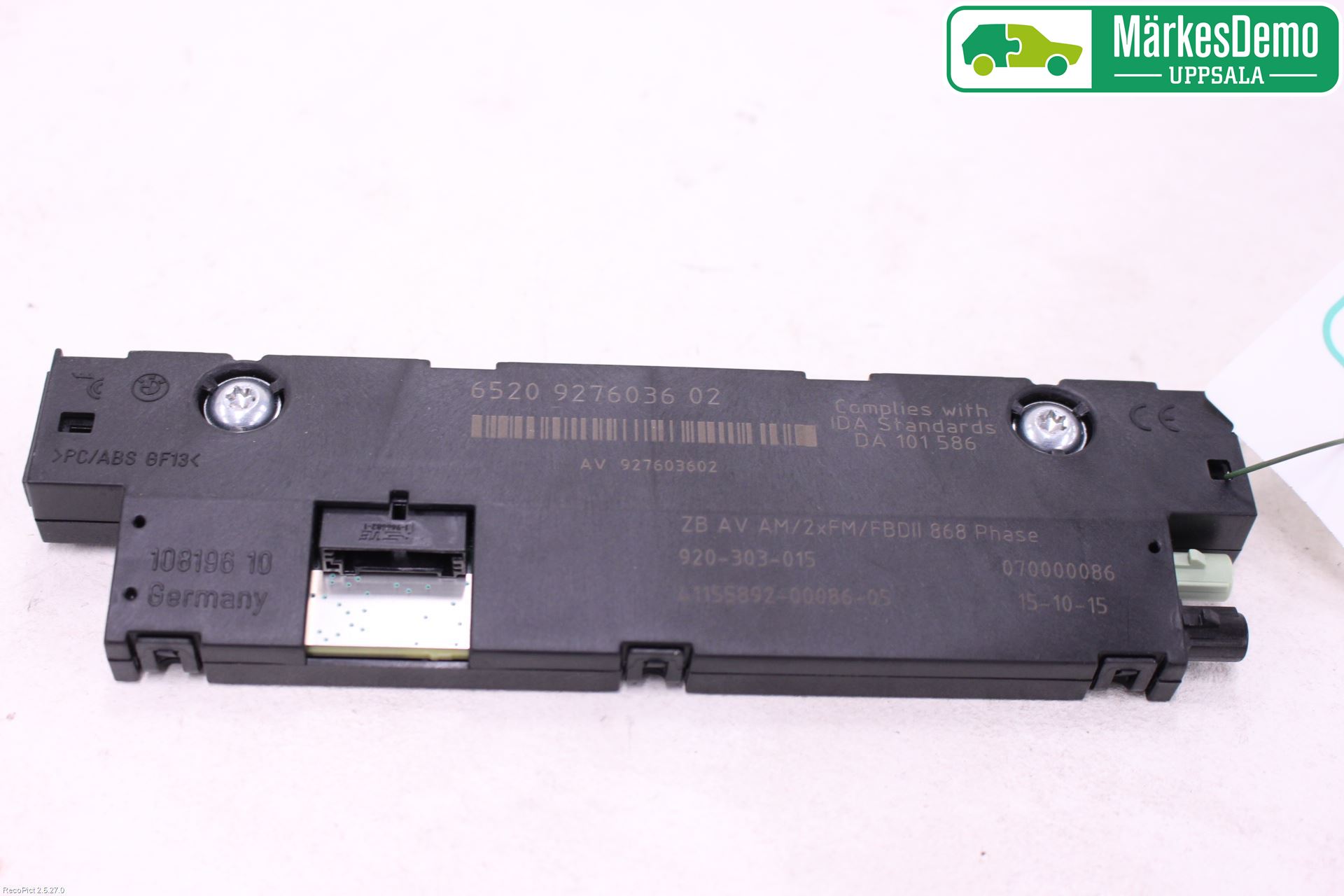 BMW 5 F10/F11/F18 09-17 Stereo Antenneforsterker