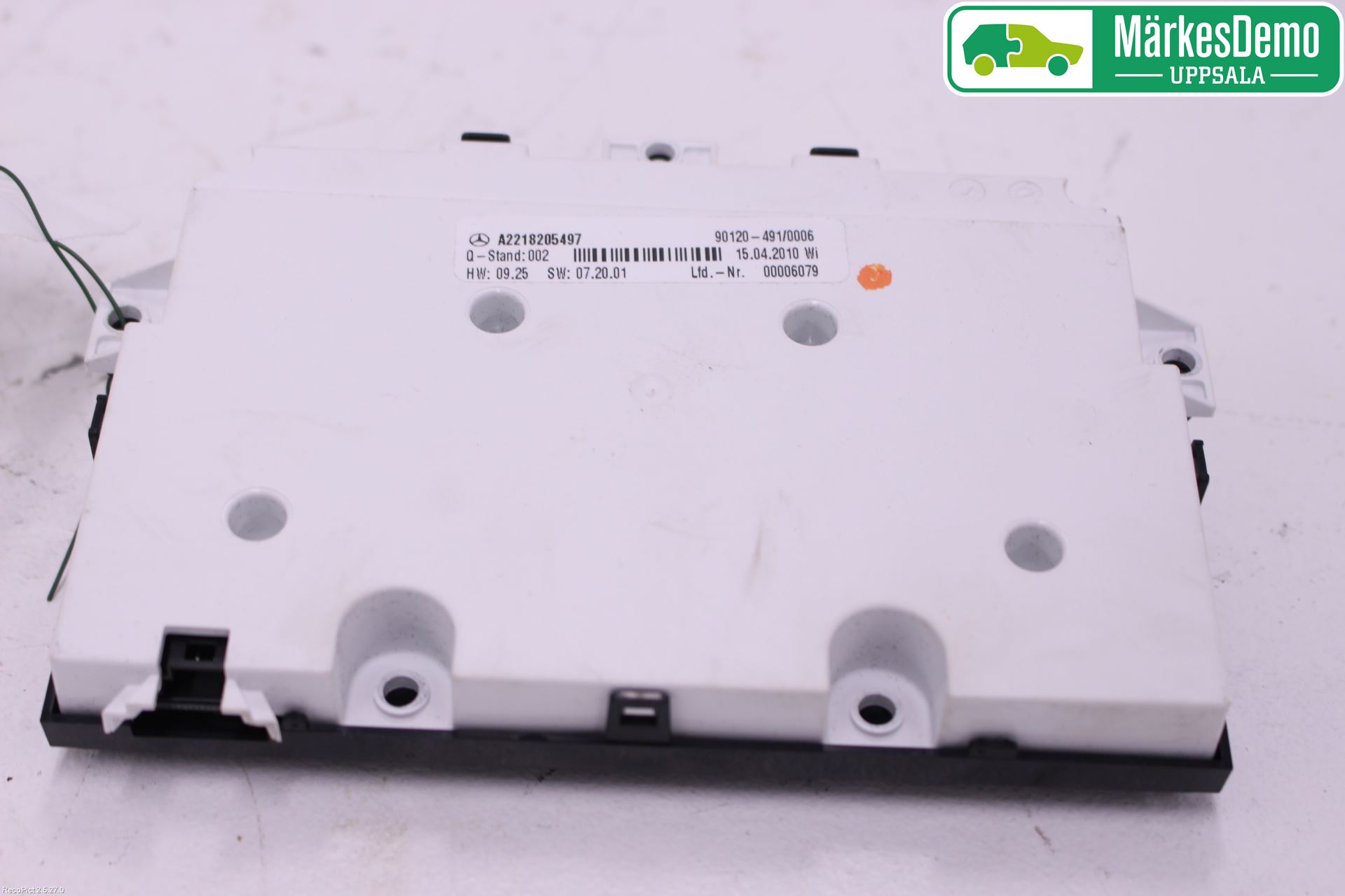Mercedes-Benz MB S-KLASS (W221) 05-13 Bryter Sete Regulering