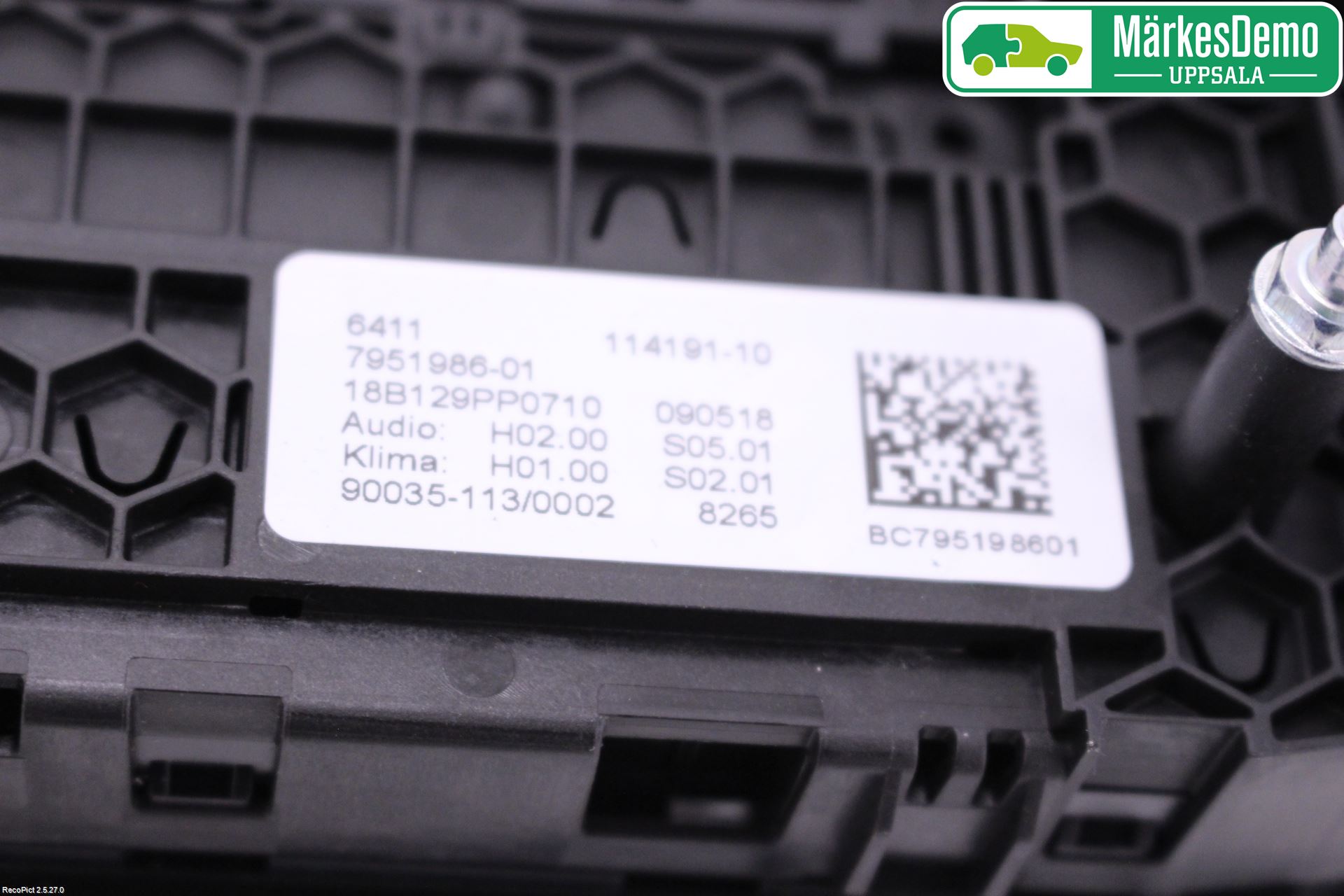 BMW X3 G01 18- Varme Ac Betjening-Display