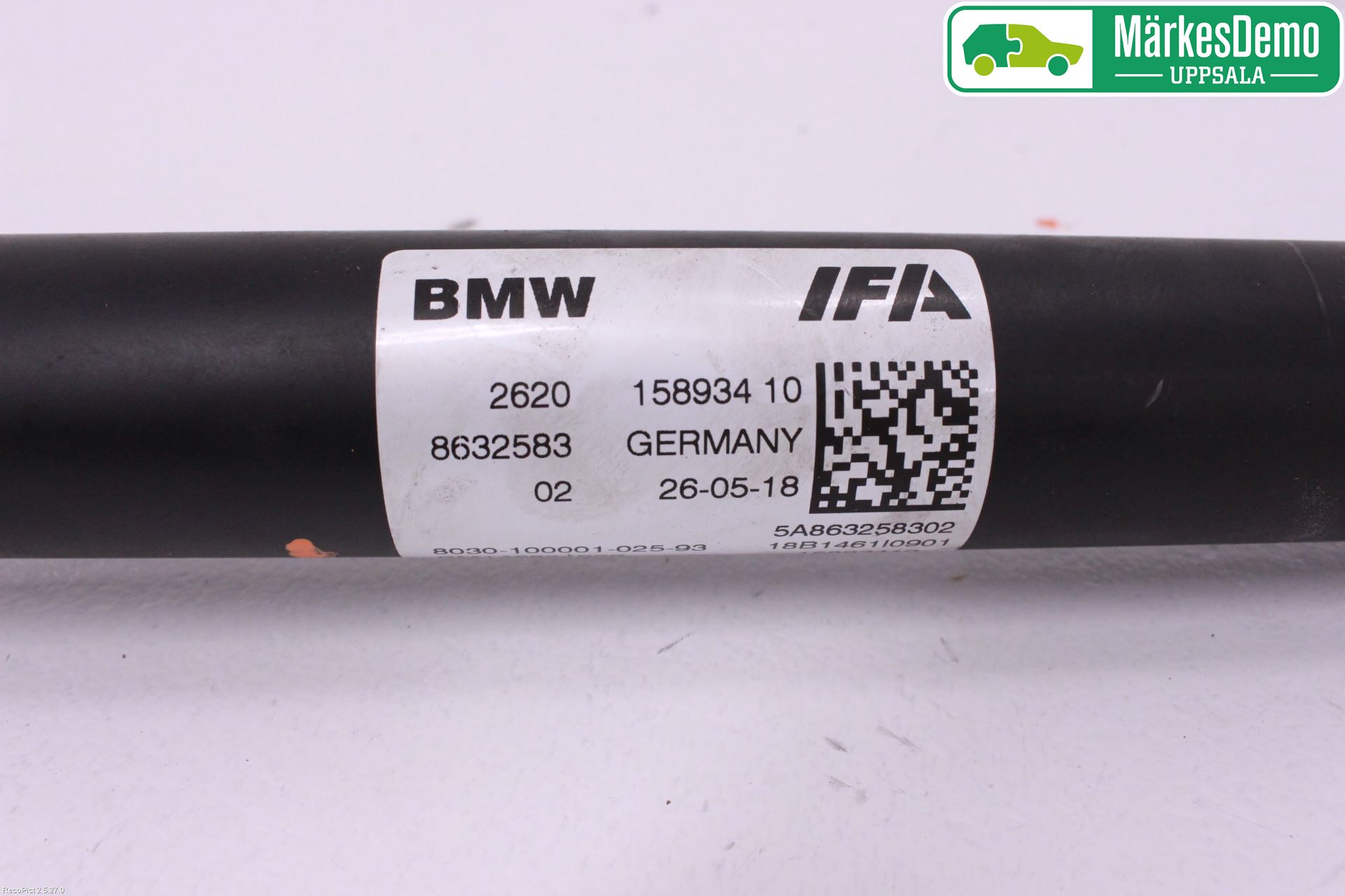 BMW X3 G01 18- Mellomaksel Fremre 4Wd