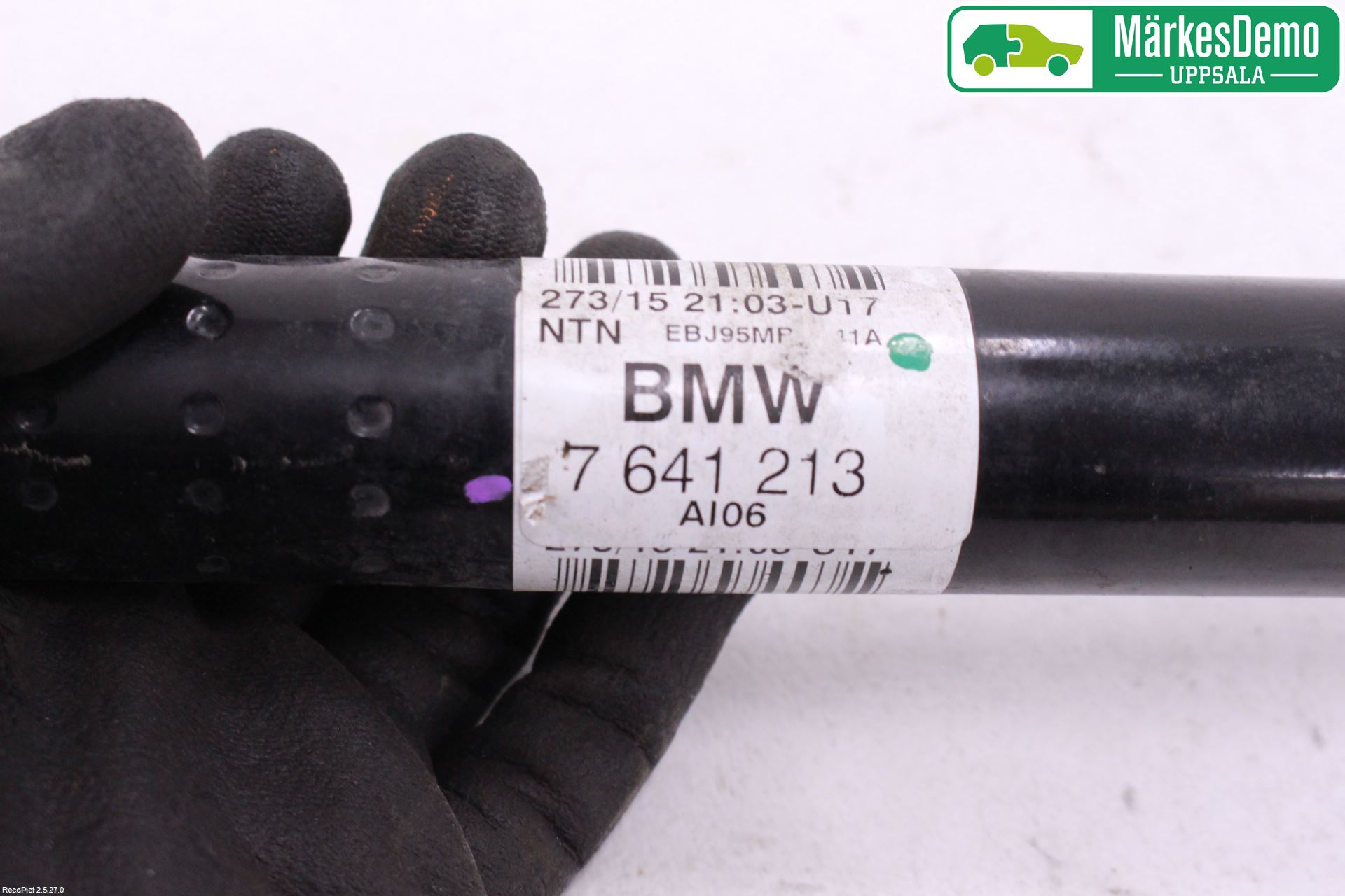BMW i3 I01 13-22 Drivaksel Bak Kompl Venstre