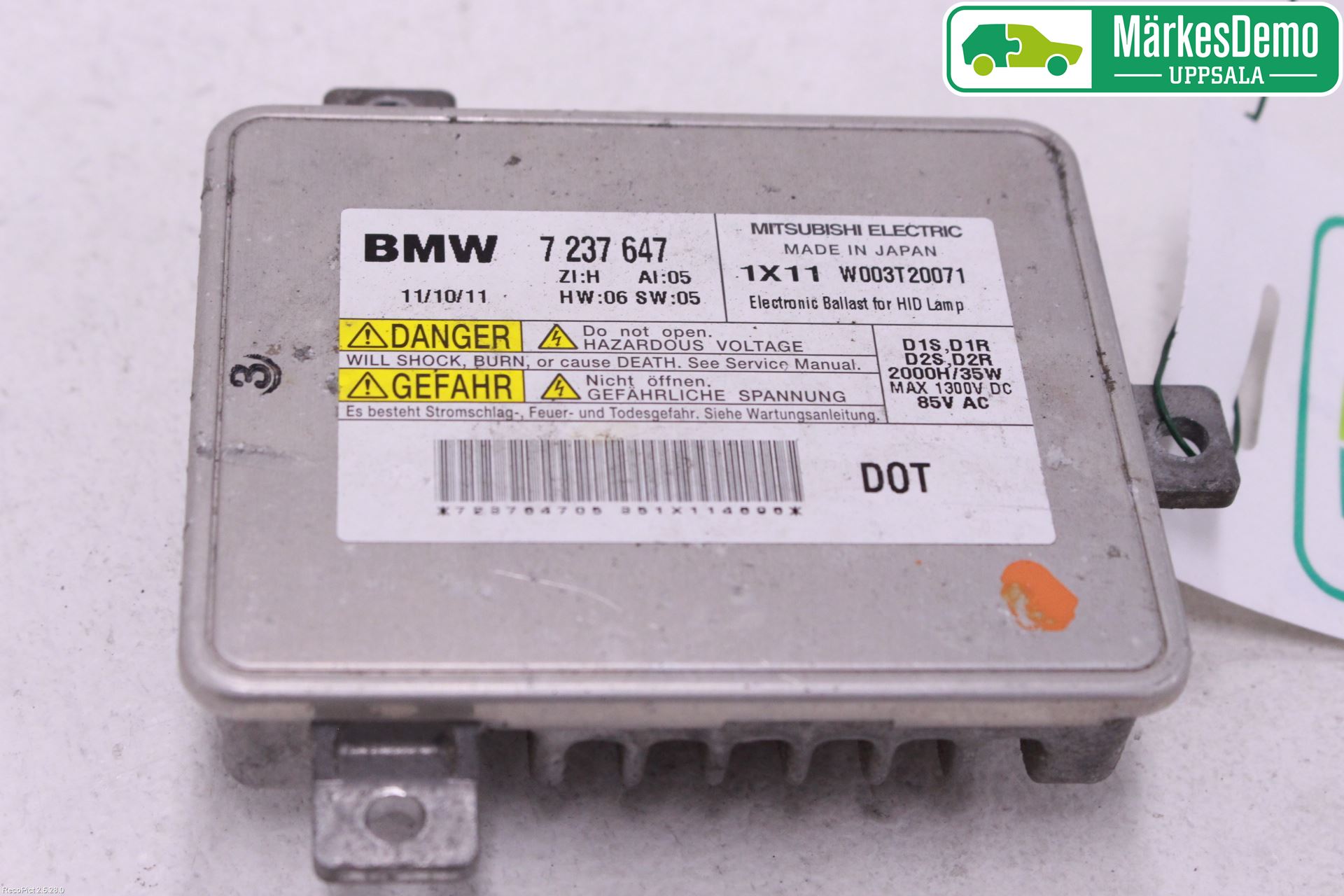 BMW 3 E90/91 SED/TOU 05-12 Styreenhet Xenon