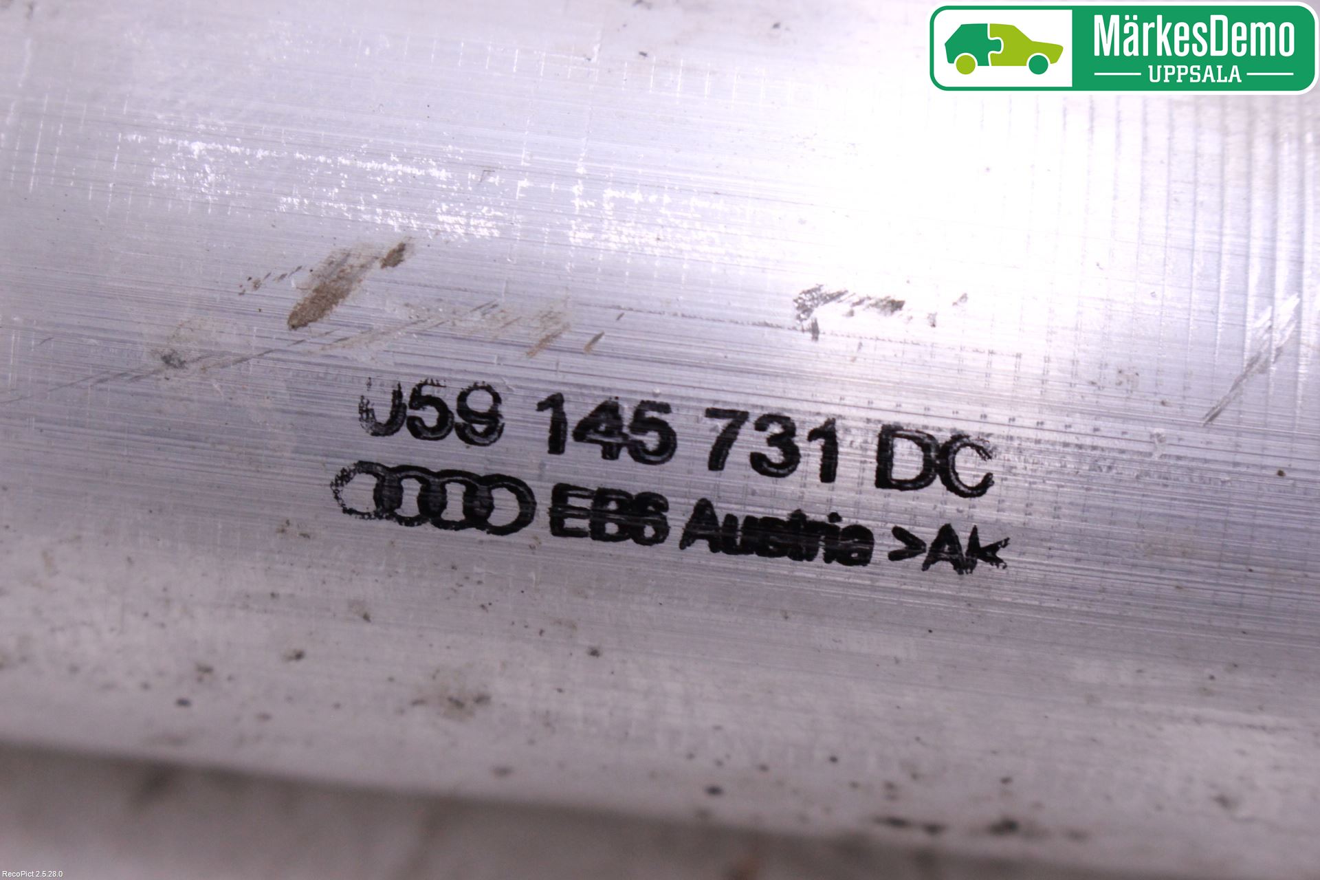 Audi A6/S6 4G 11-18 Intercooler Rør-Slange