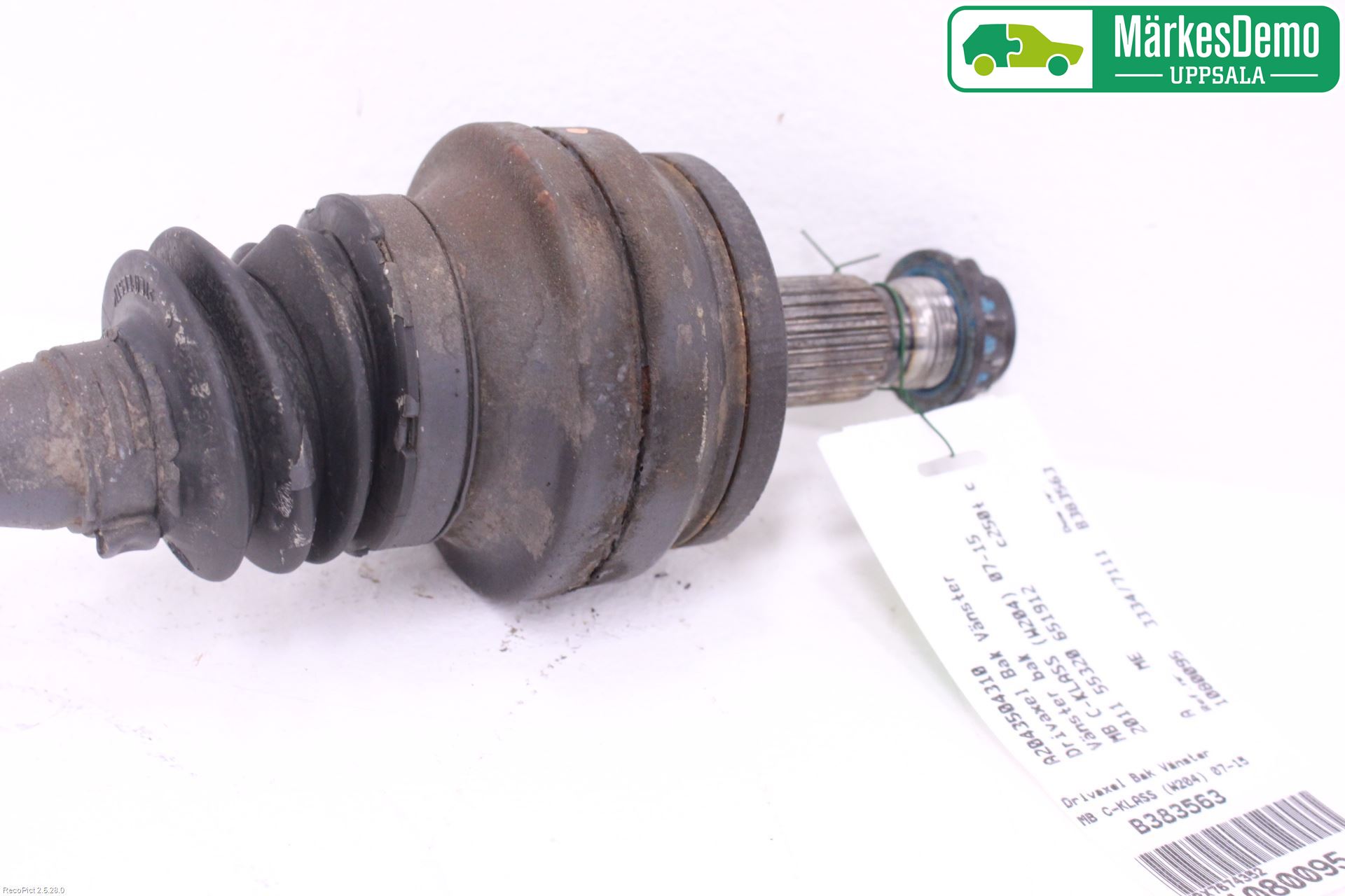 Mercedes-Benz MB C-KLASS (W204) 07-15 Drivaksel Bak Kompl Venstre