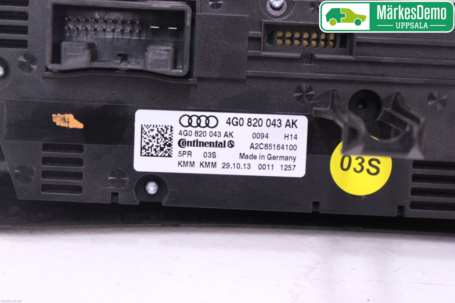 Audi A6/S6 4G 11-18 Varme Ac Betjening-Display
