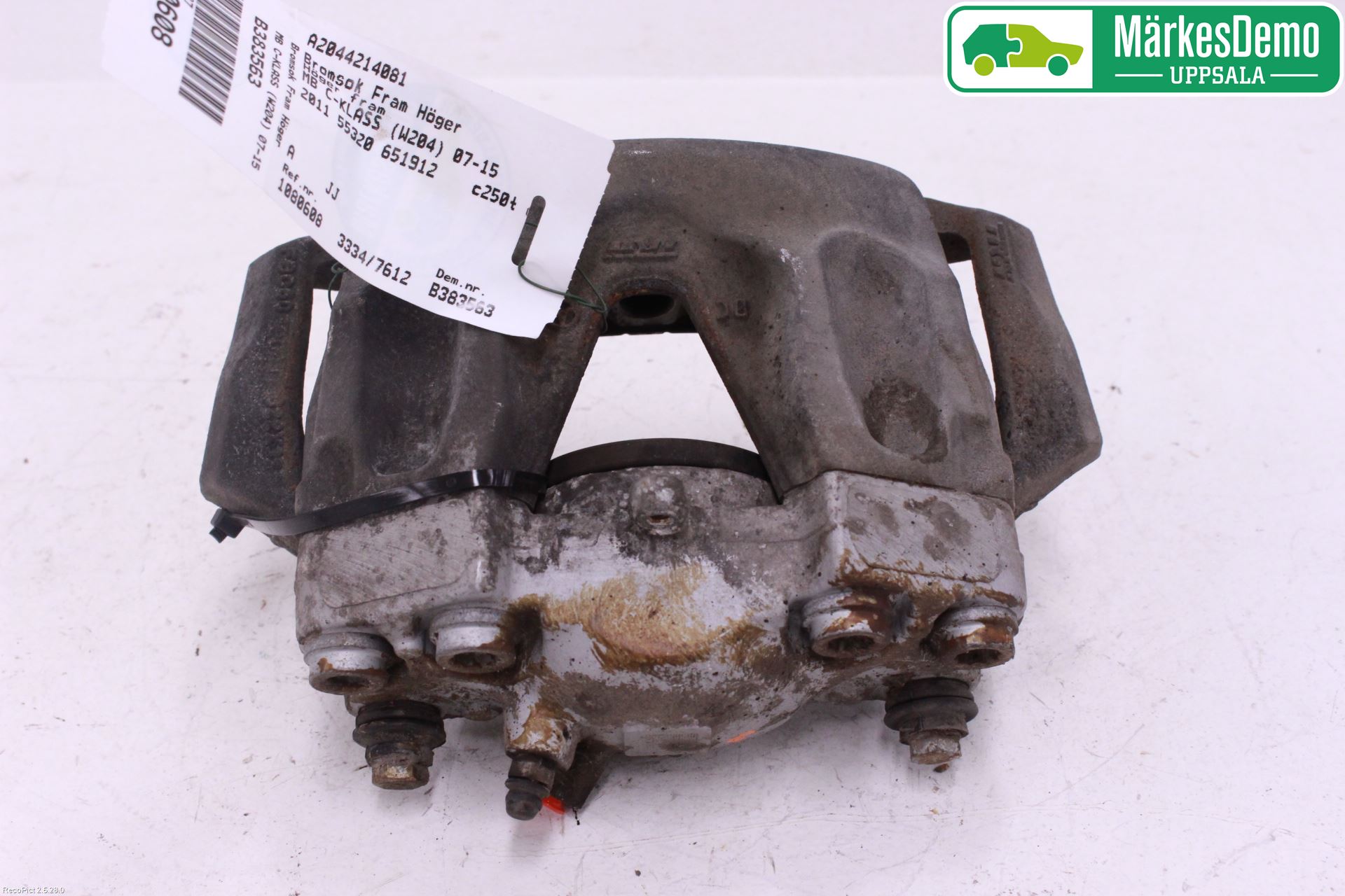Mercedes-Benz MB C-KLASS (W204) 07-15 Bremsecaliper Foran Høyre