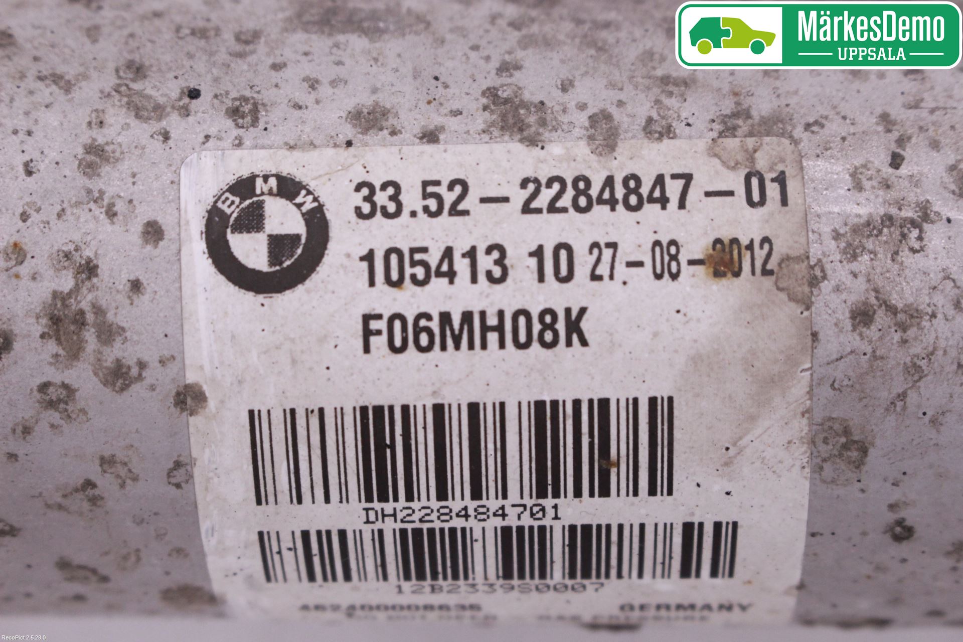 BMW 6 F12/F13 10-18 Fjærbein Bak Høyre