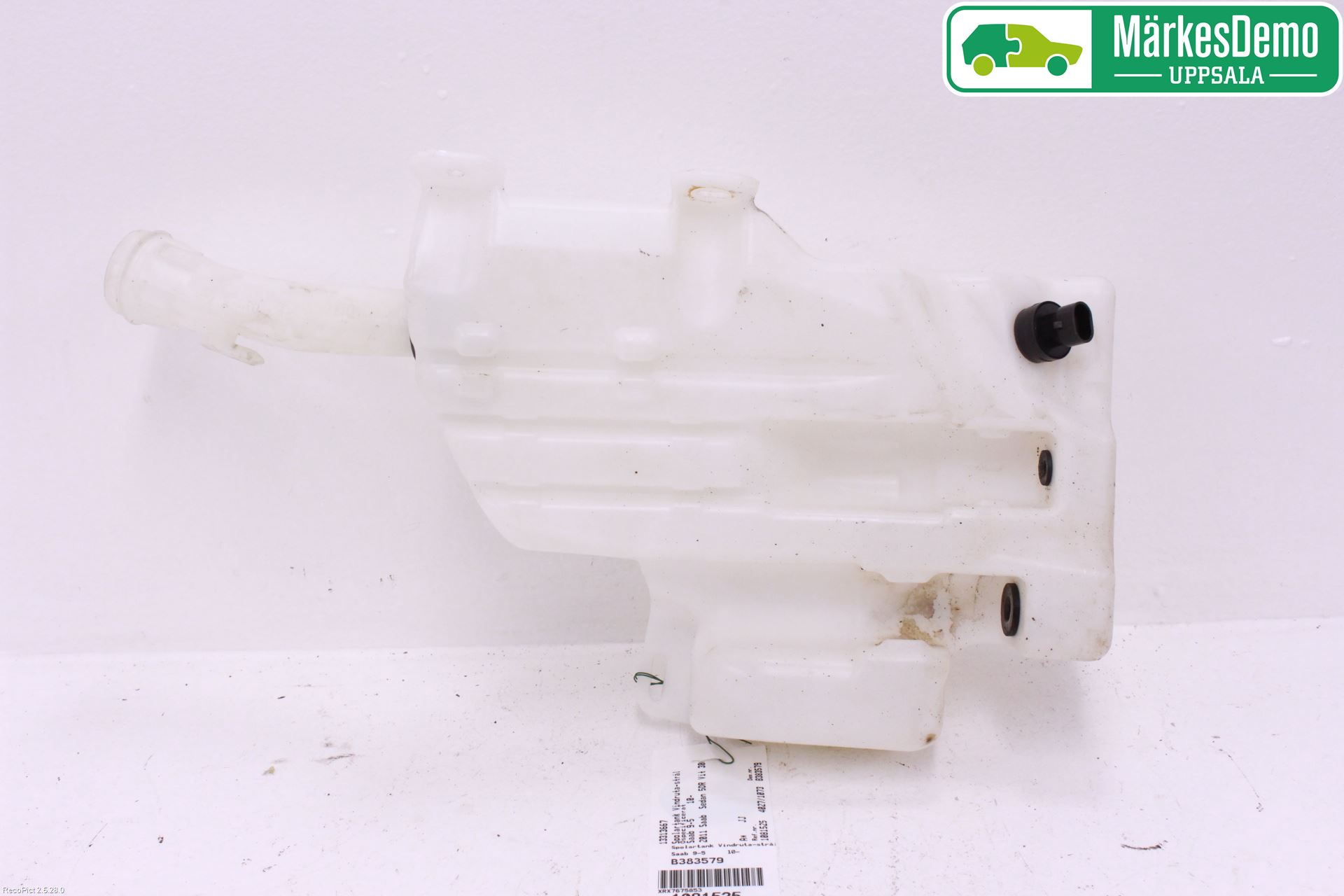 Saab 9-5 10-12 Spylerbeholder Frontrute-Lykte