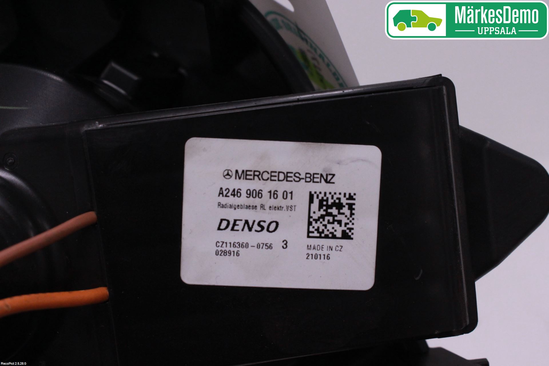 Mercedes-Benz MB CLA-KLASS (C117/X117) 13-19 Varmeapparat Viftemotor
