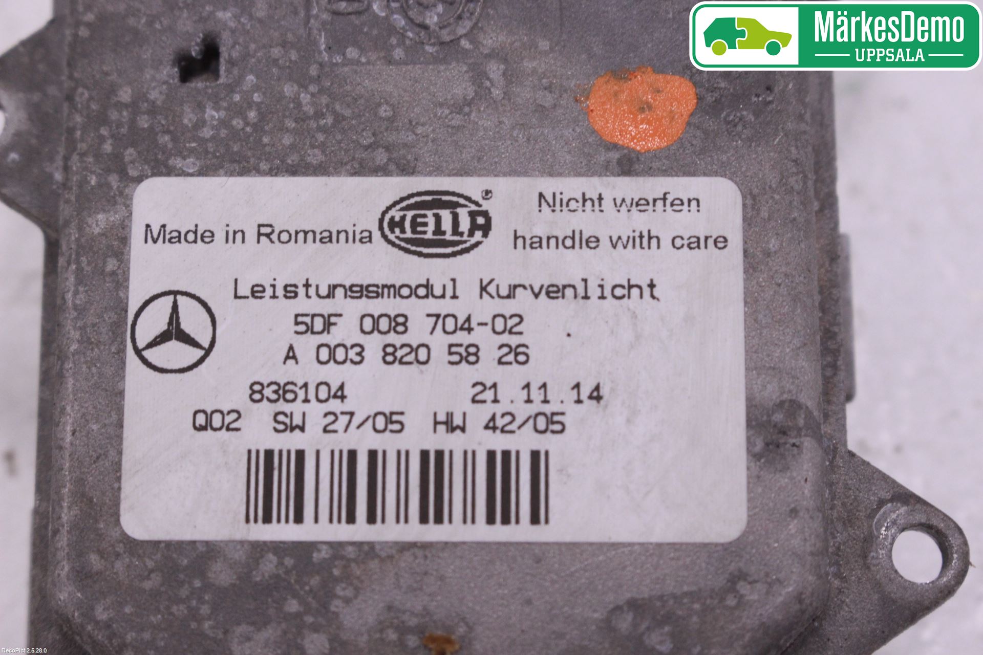 Mercedes-Benz MB R-KLASS (W251) 05-13 Styreenhet Xenon