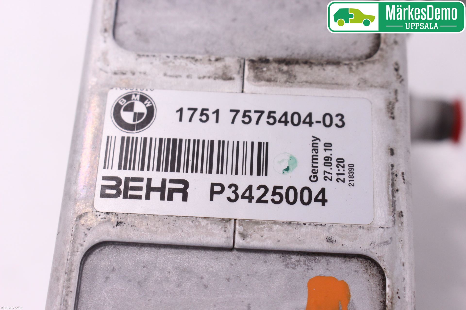 BMW X6 E71/E72   08-14 Intercooler Radiator