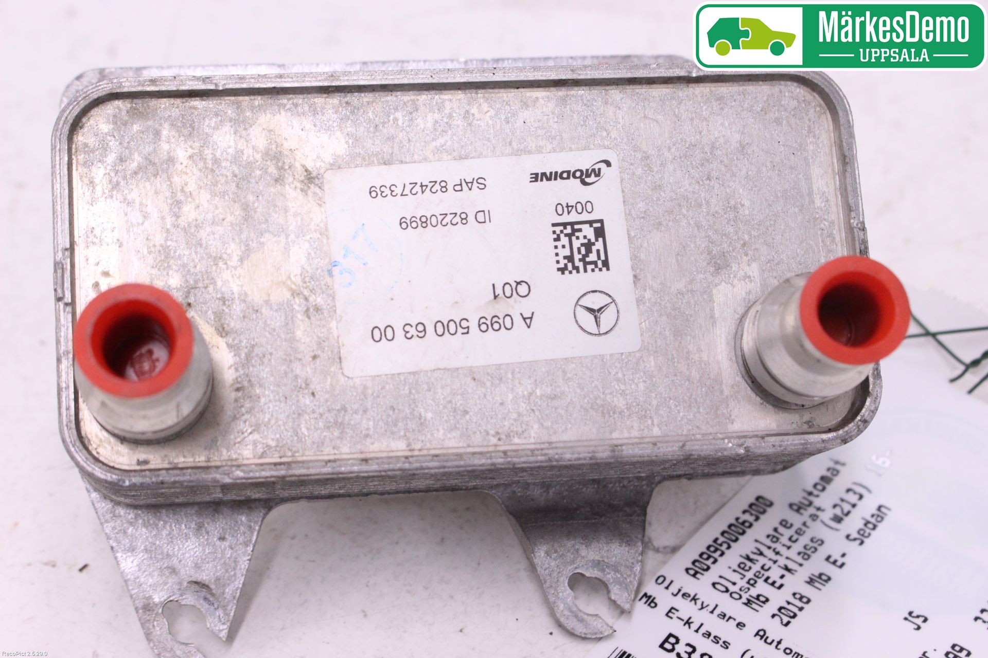 Mercedes-Benz MB E-KLASS (W213) 16-23 Radiator Oljekjøler Automatgea