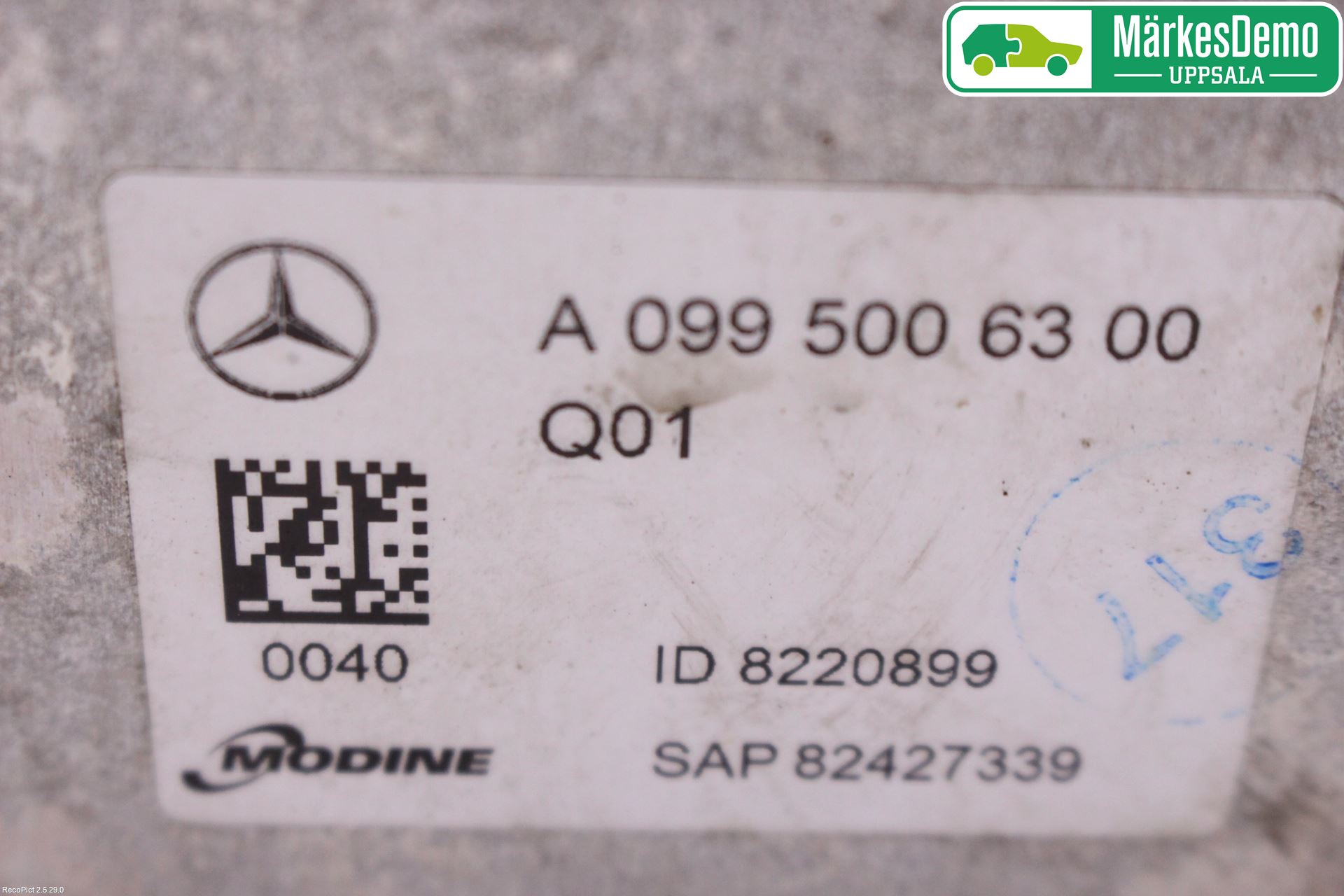 Mercedes-Benz MB E-KLASS (W213) 16-23 Radiator Oljekjøler Automatgea