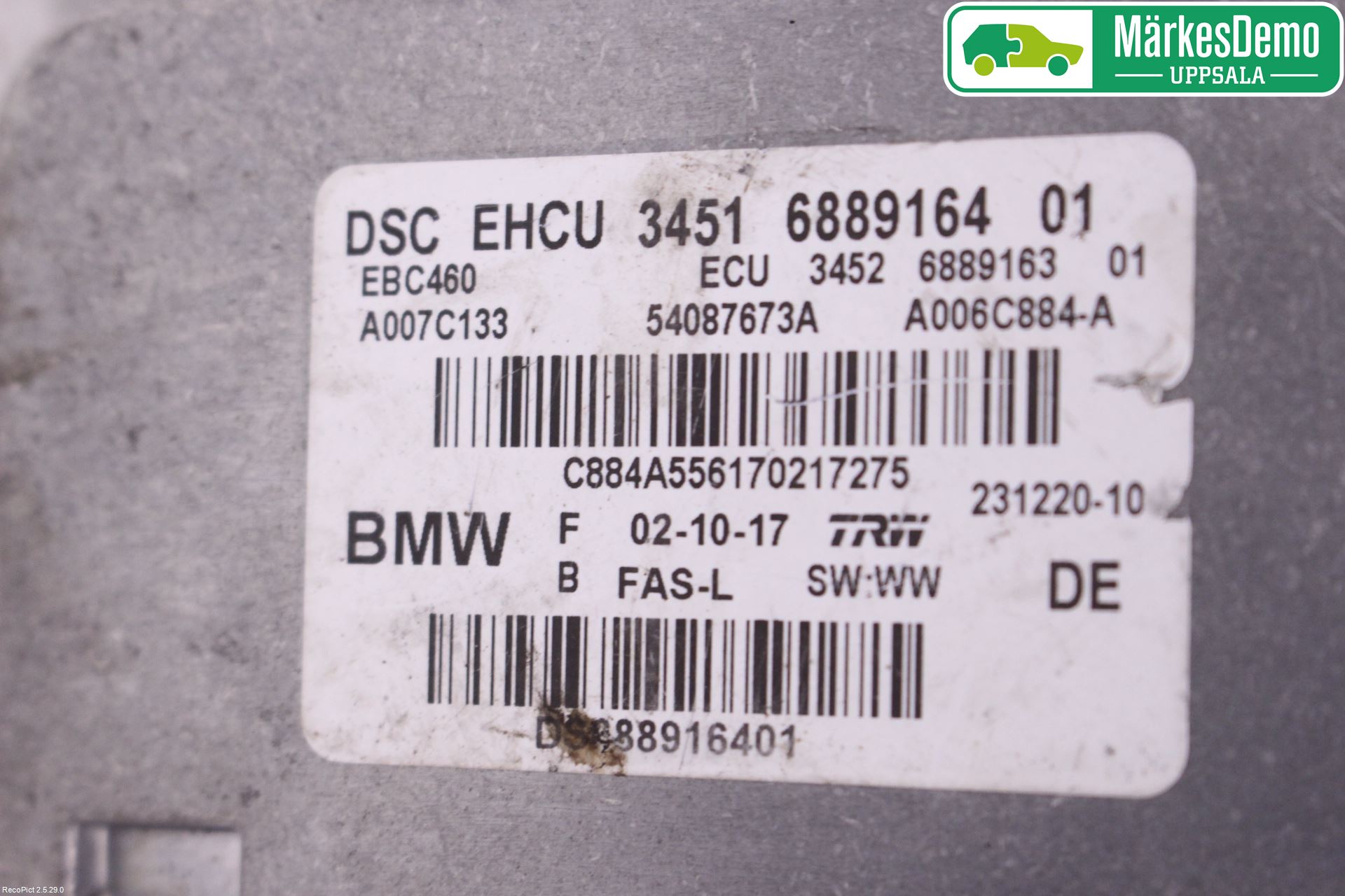 BMW 5 G30/G31/F90 17-23 Abs Hydraulikkaggregat