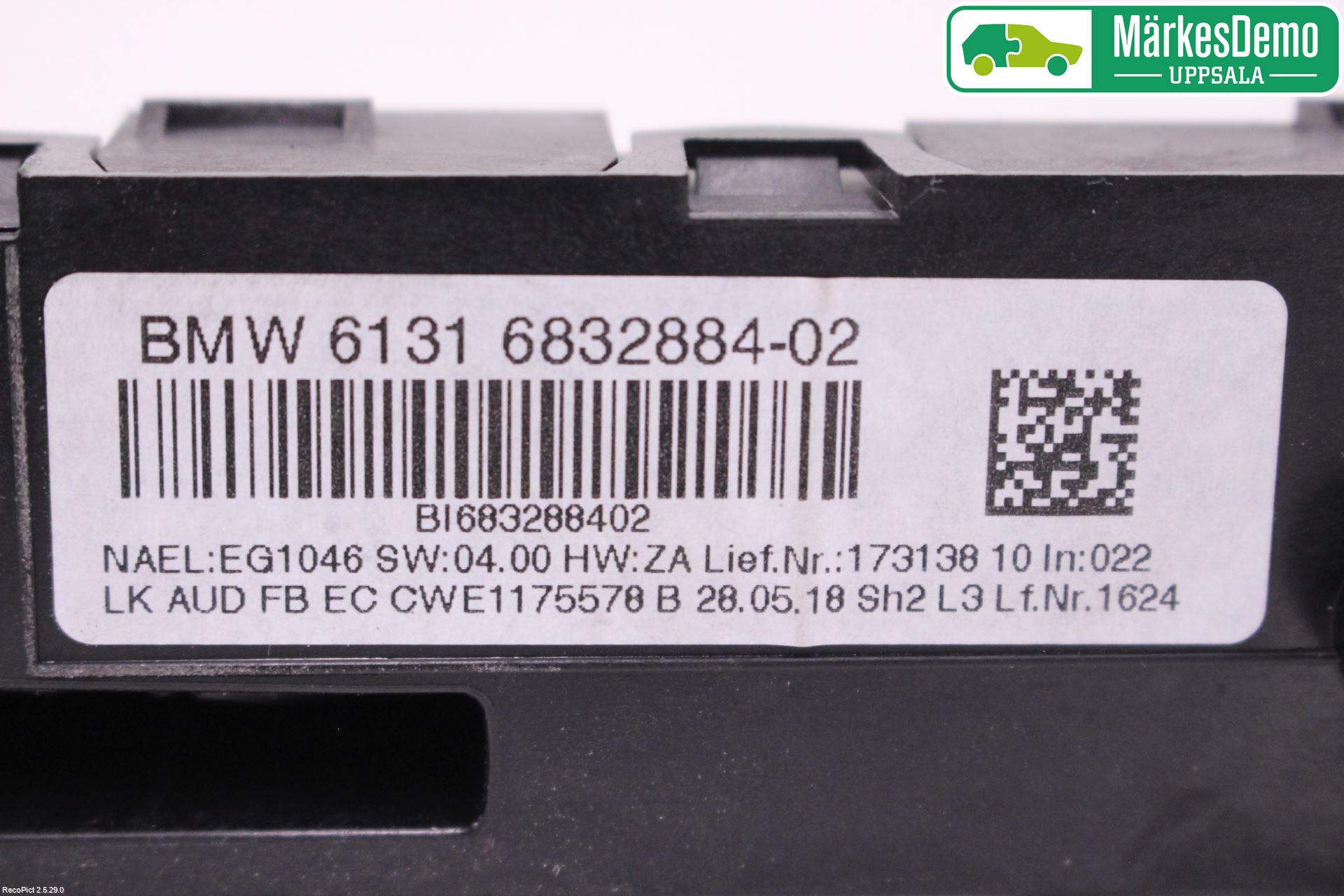 BMW 1 F20/F21 11-19 Stereo Radio Med Cd