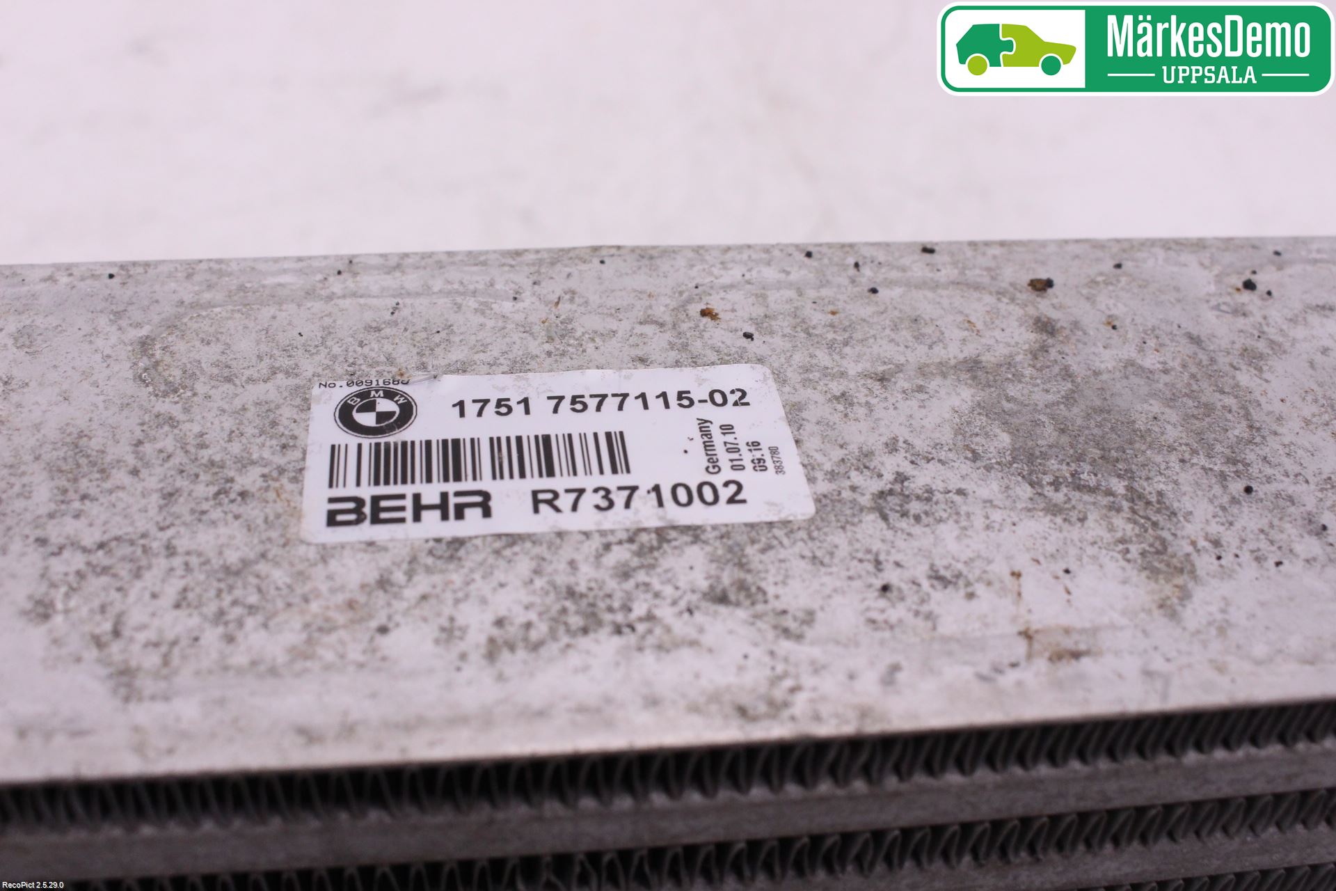 BMW 5 F10/F11/F18 09-17 Intercooler Radiator