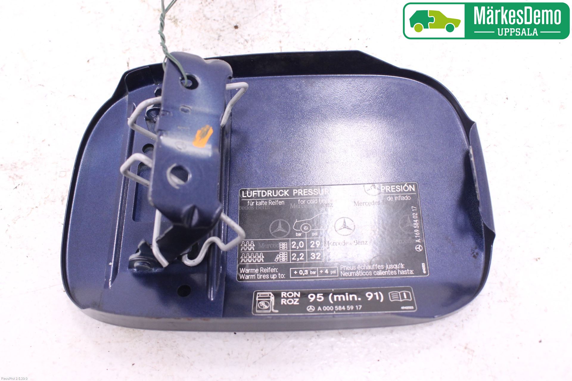 Mercedes-Benz MB B-KLASS (W245) 05-12 Drivstoff Tankluke