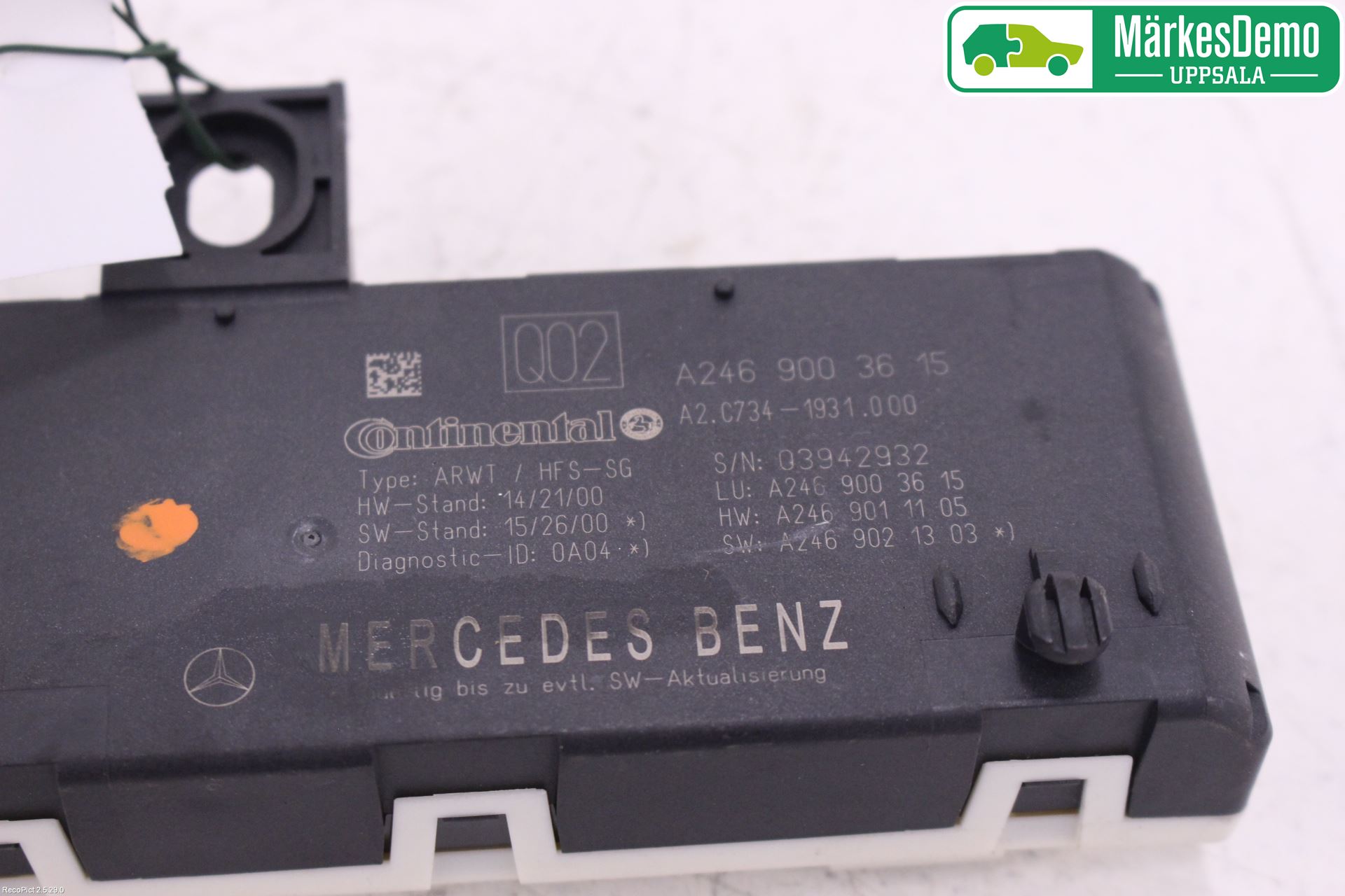 Mercedes-Benz MB GLA-KLASS (X156) 13-20 Styreenhet Bakluke