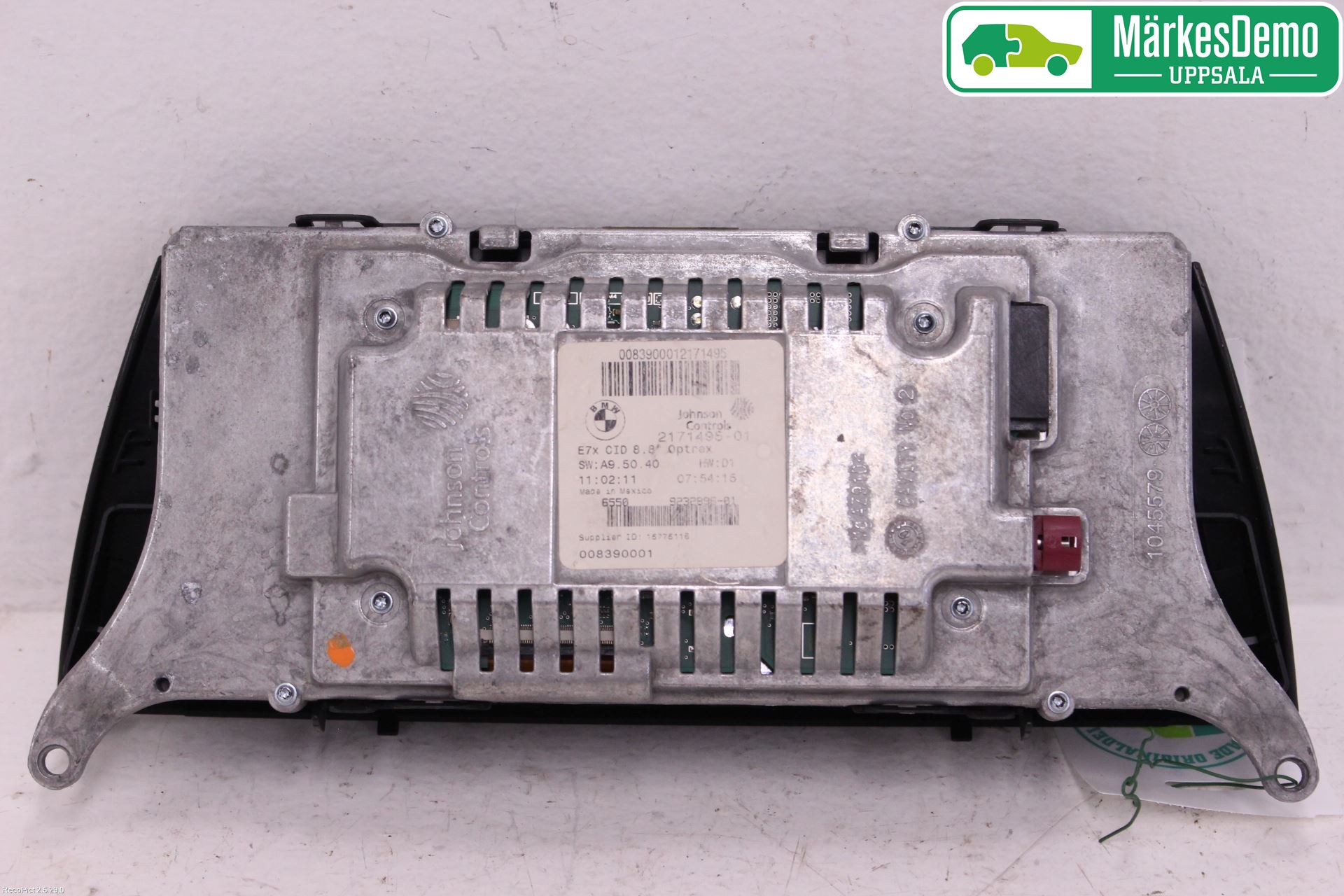 BMW X6 E71/E72   08-14 Instr Skjerm Dvd-Gps-Ac-Tlf
