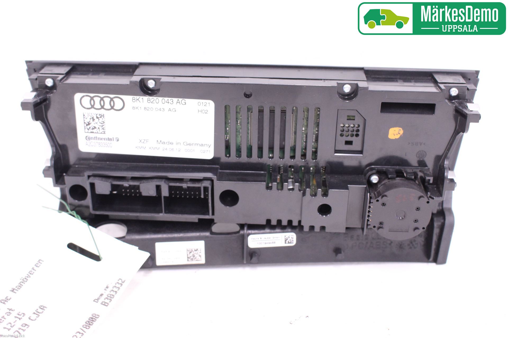 Audi A4 12-15 Varme Ac Betjening-Display