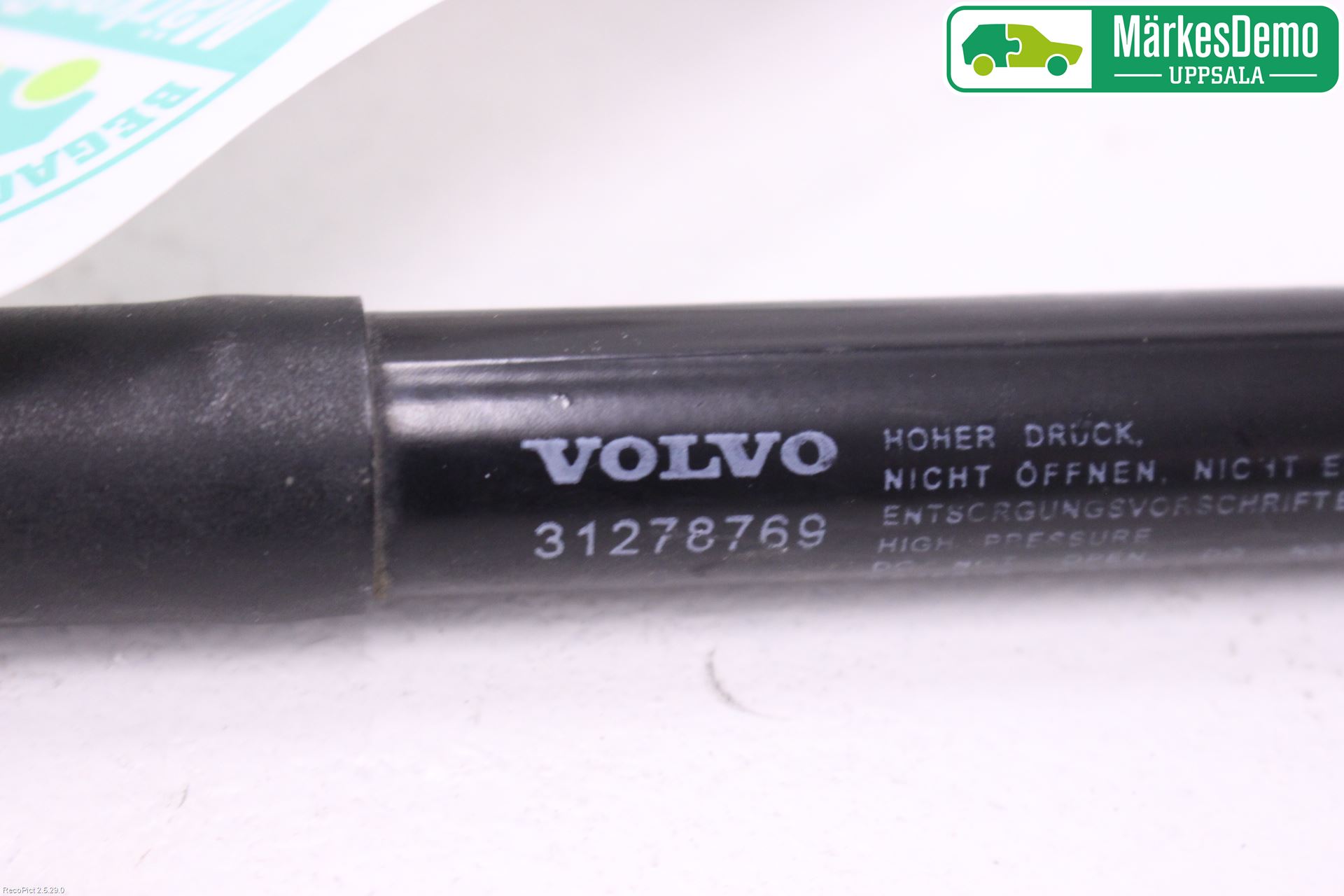 Volvo V60 11-13 Panser Demper-Gassfjær