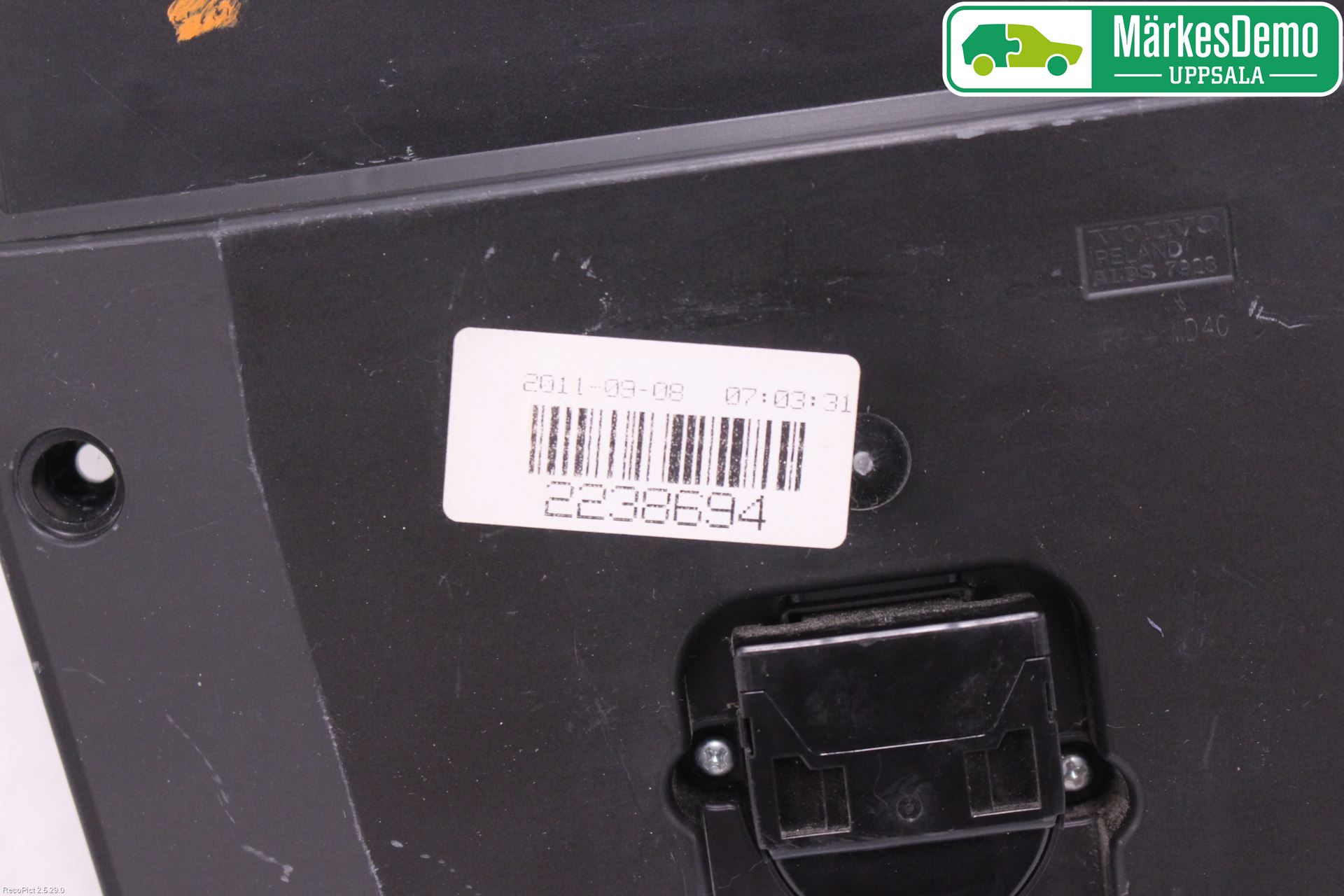 Volvo V60 11-13 Varme Ac Betjening-Display