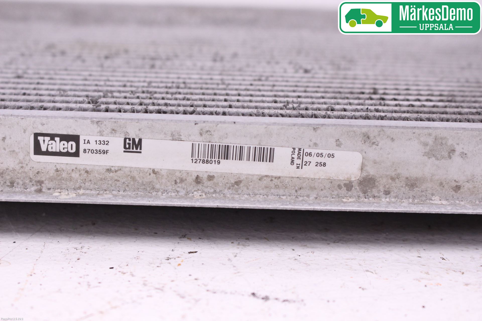 Saab 9-3 VER 2 Intercooler Radiator