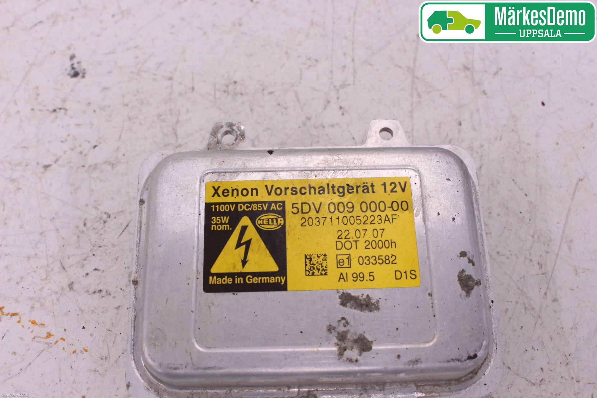 BMW 5 E60/61 Sed/Tou 02-10 Styreenhet Xenon