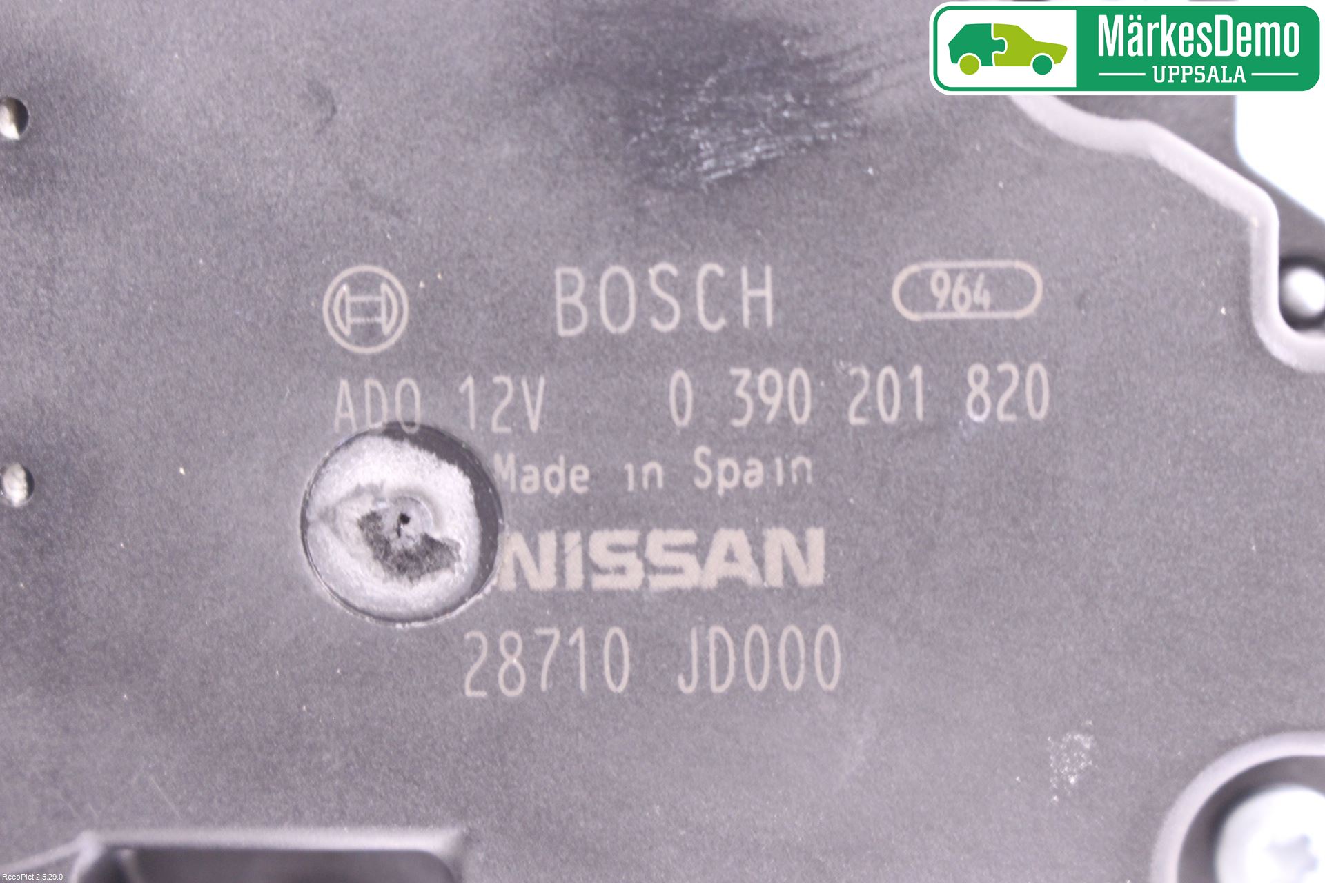 Nissan QASHQAI 10-14 Viskermotor Bakluke