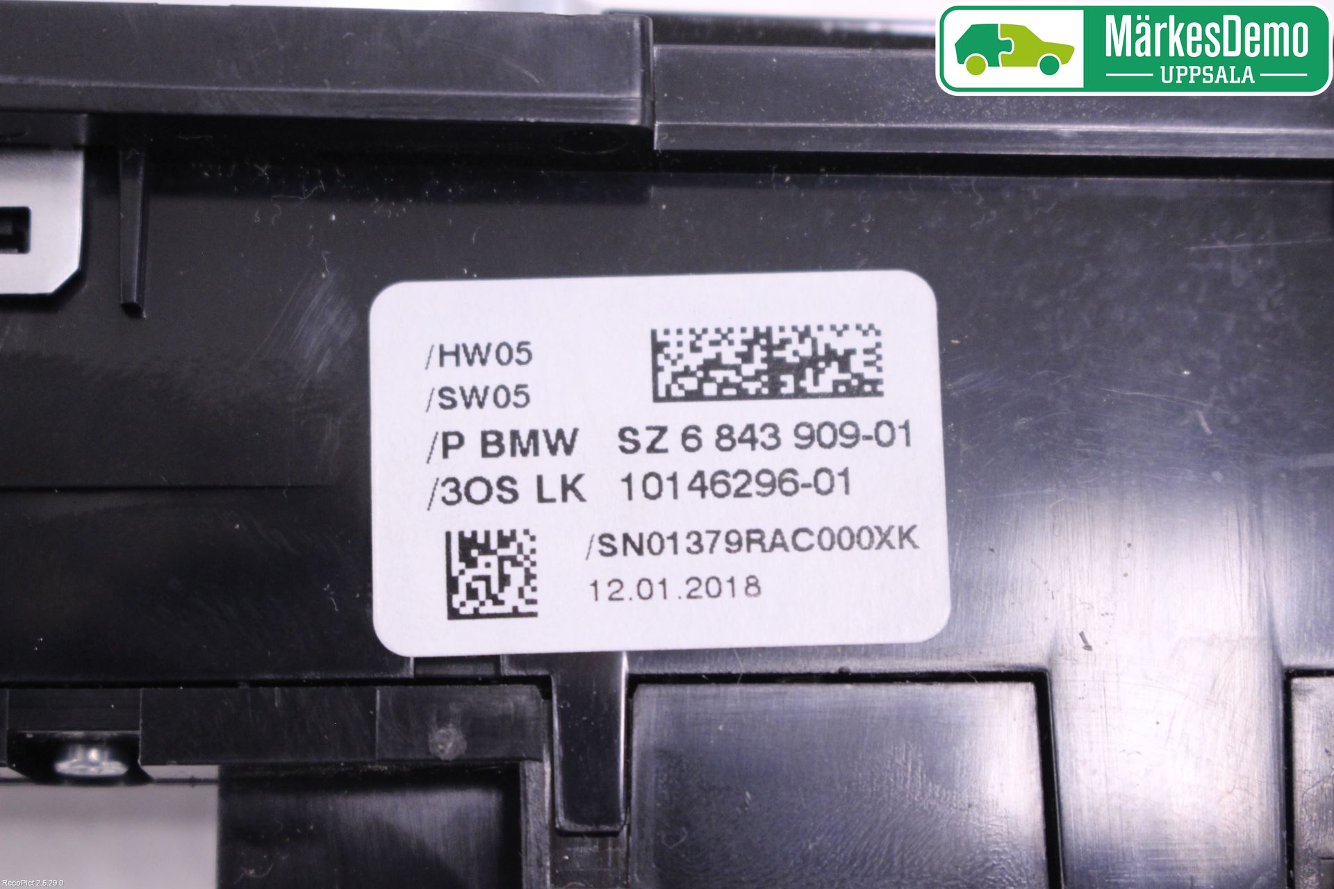 BMW 5 G30/G31/F90 17-23 Bryter Multifunksjon
