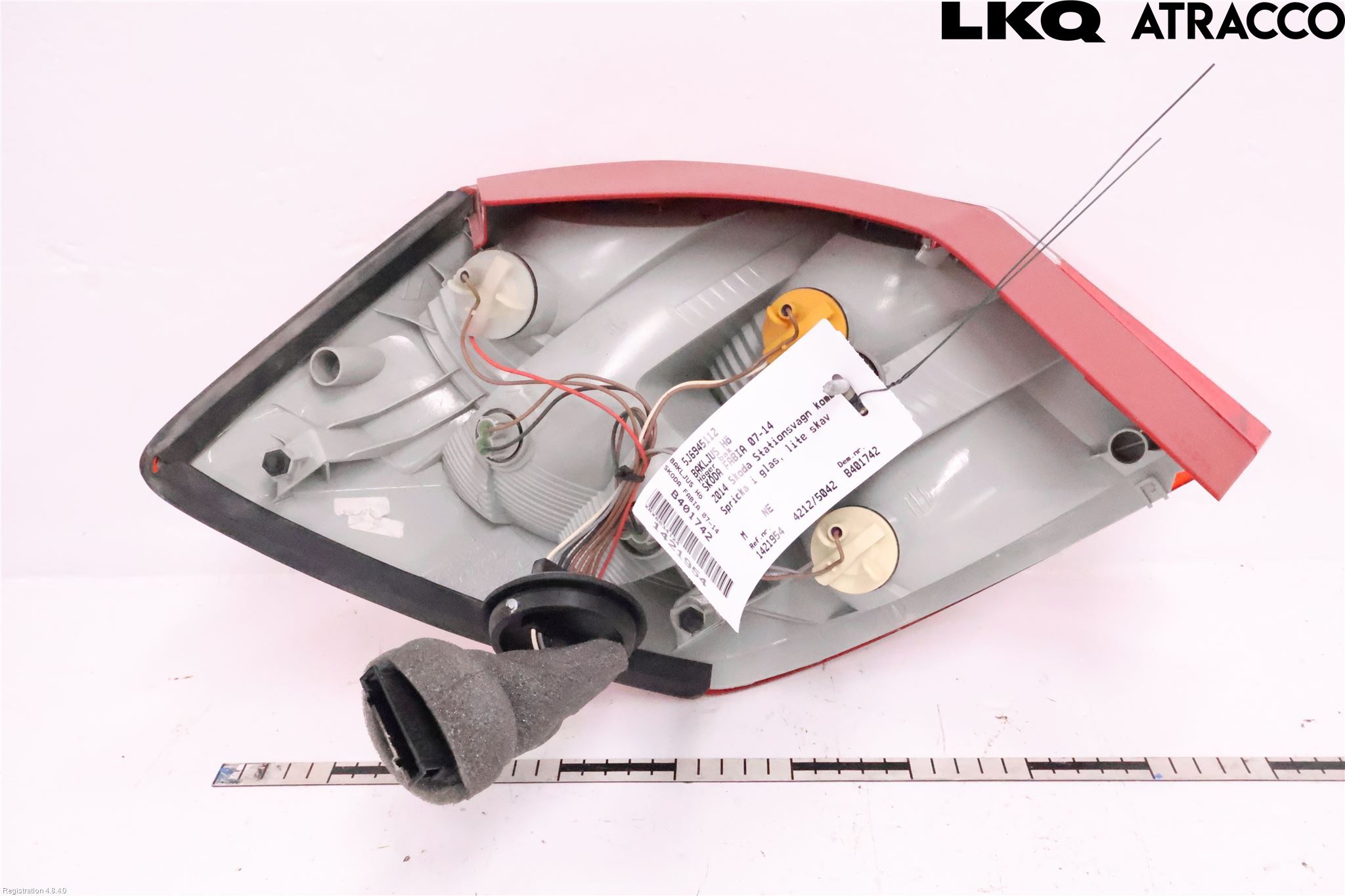 Skoda FABIA 07-14 Baklykt Høyre