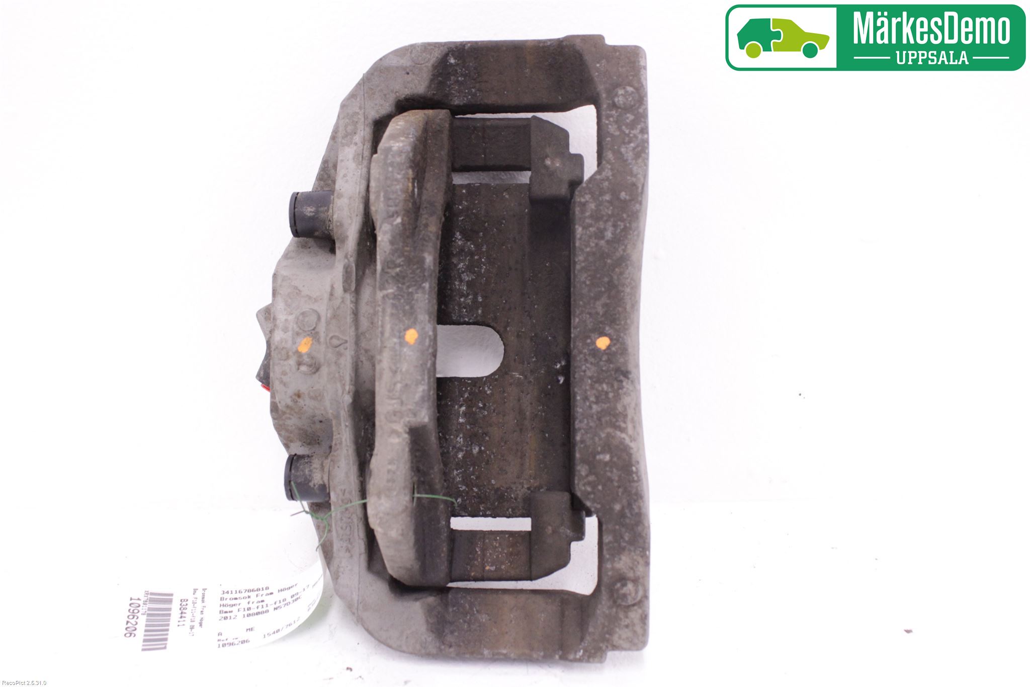 BMW 5 F10/F11/F18 09-17 Bremsecaliper Foran Høyre