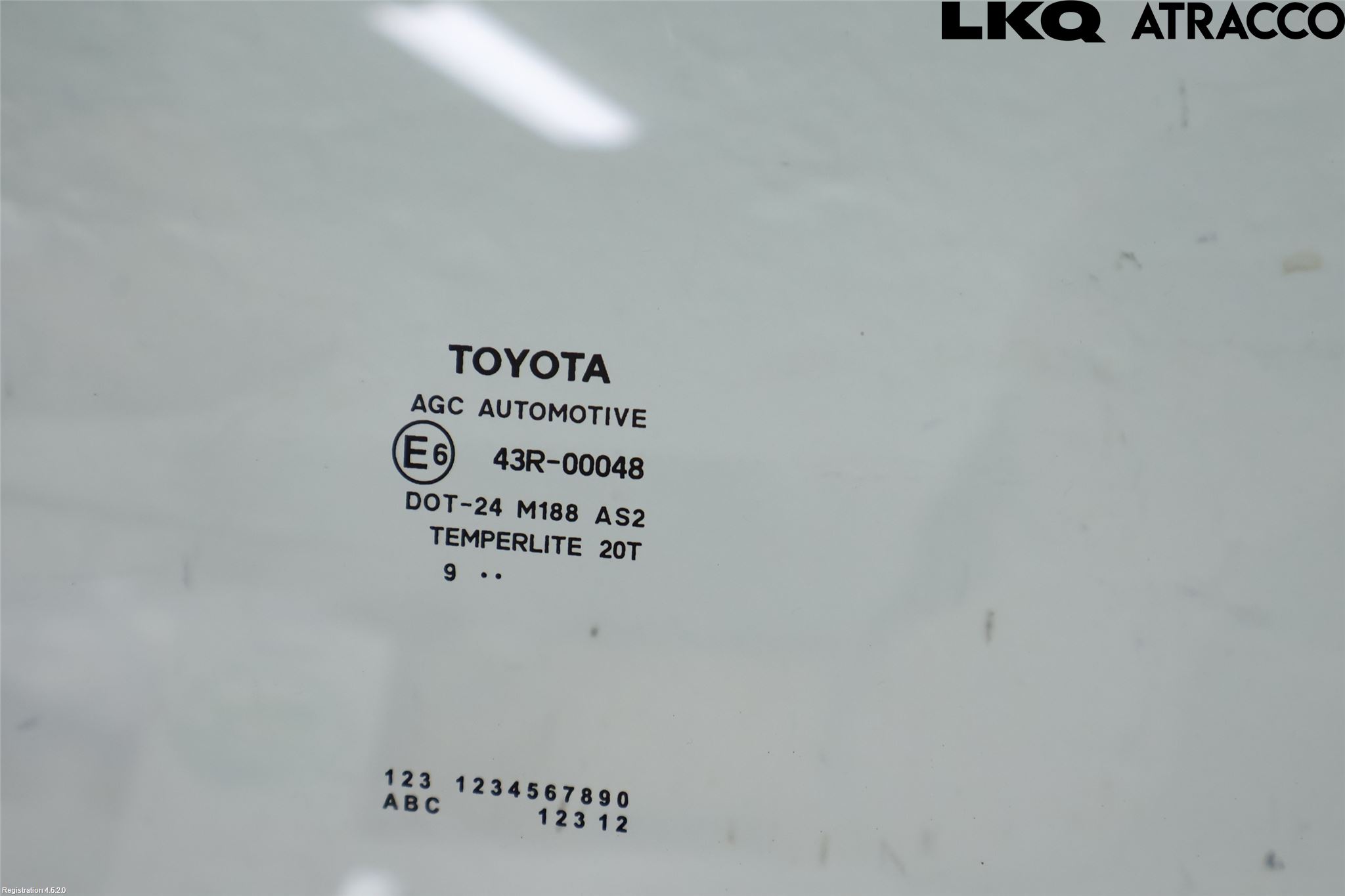 Toyota YARIS XP130 15-20 Dørrute Bak Høyre 4Dørs