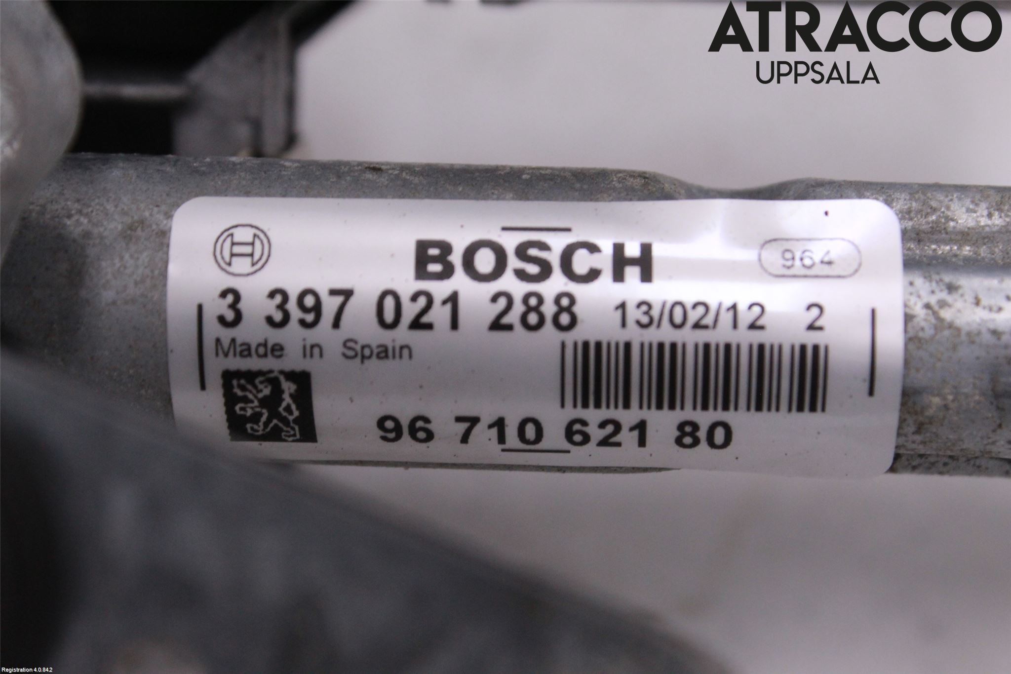 Peugeot 3008 09-16 Viskermotor Frontrute