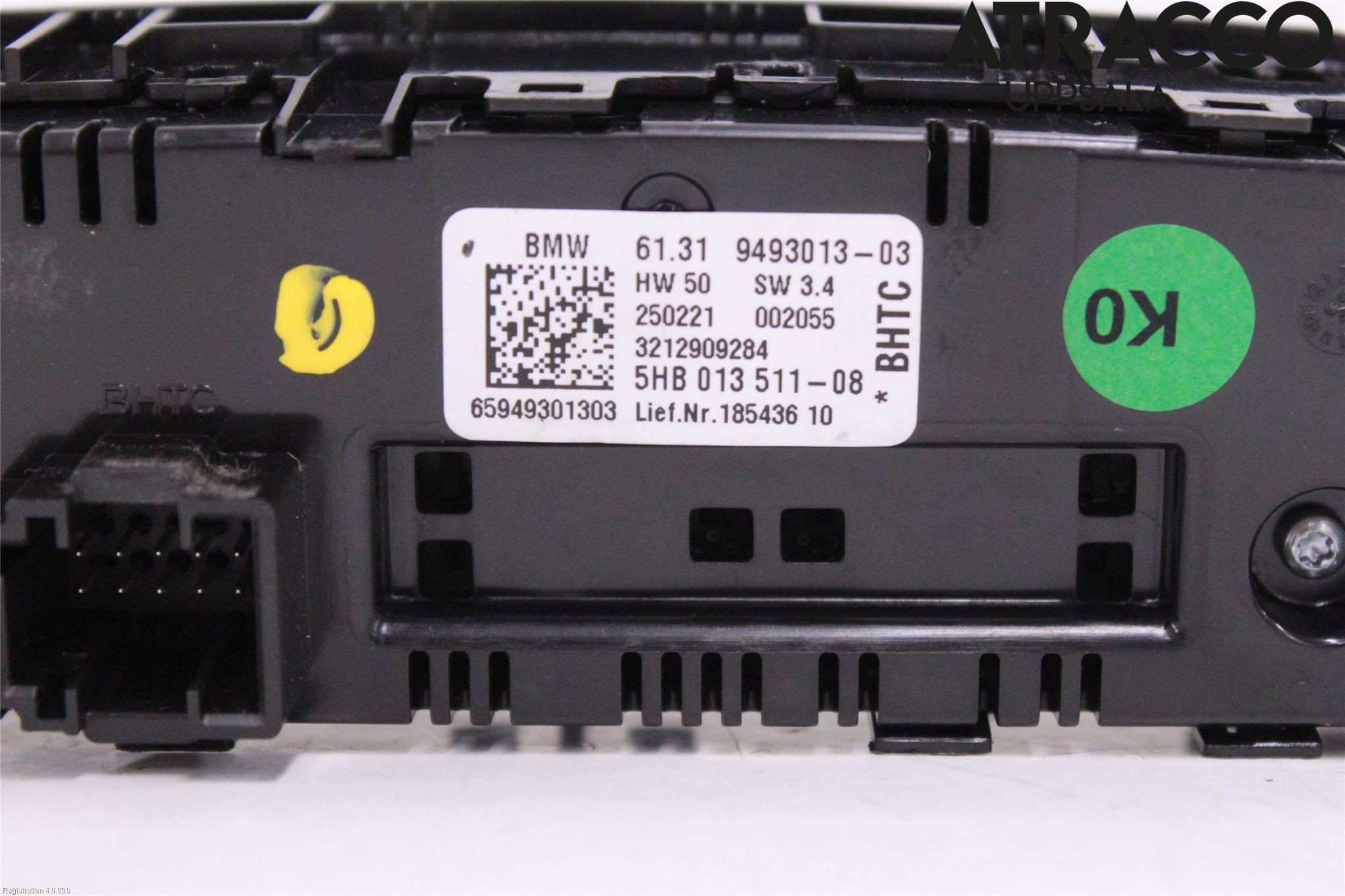 BMW 3 G20/G21/G80/G81 19- Varme Ac Betjening-Display