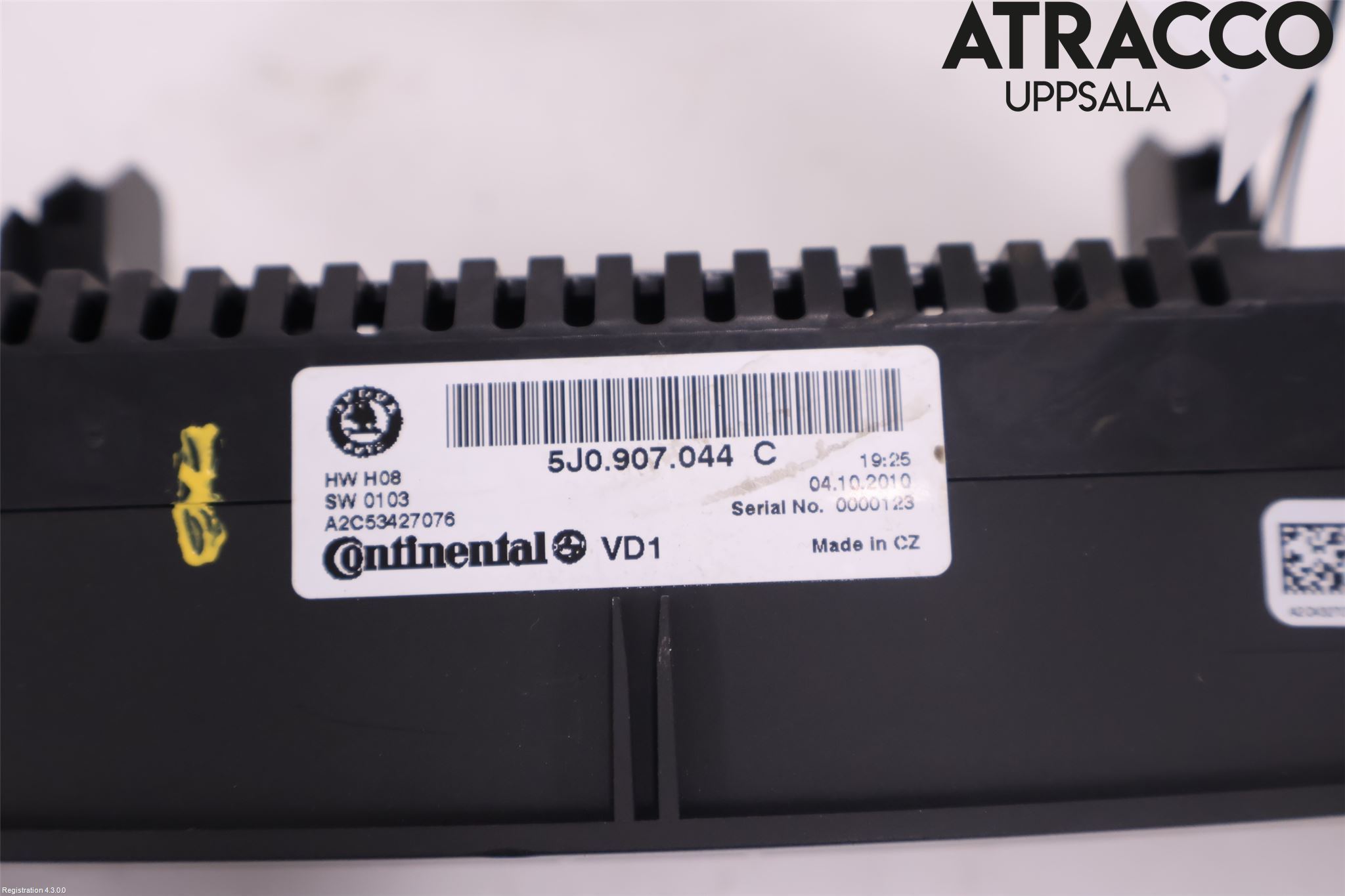 Skoda FABIA 07-14 Varme Ac Betjening-Display