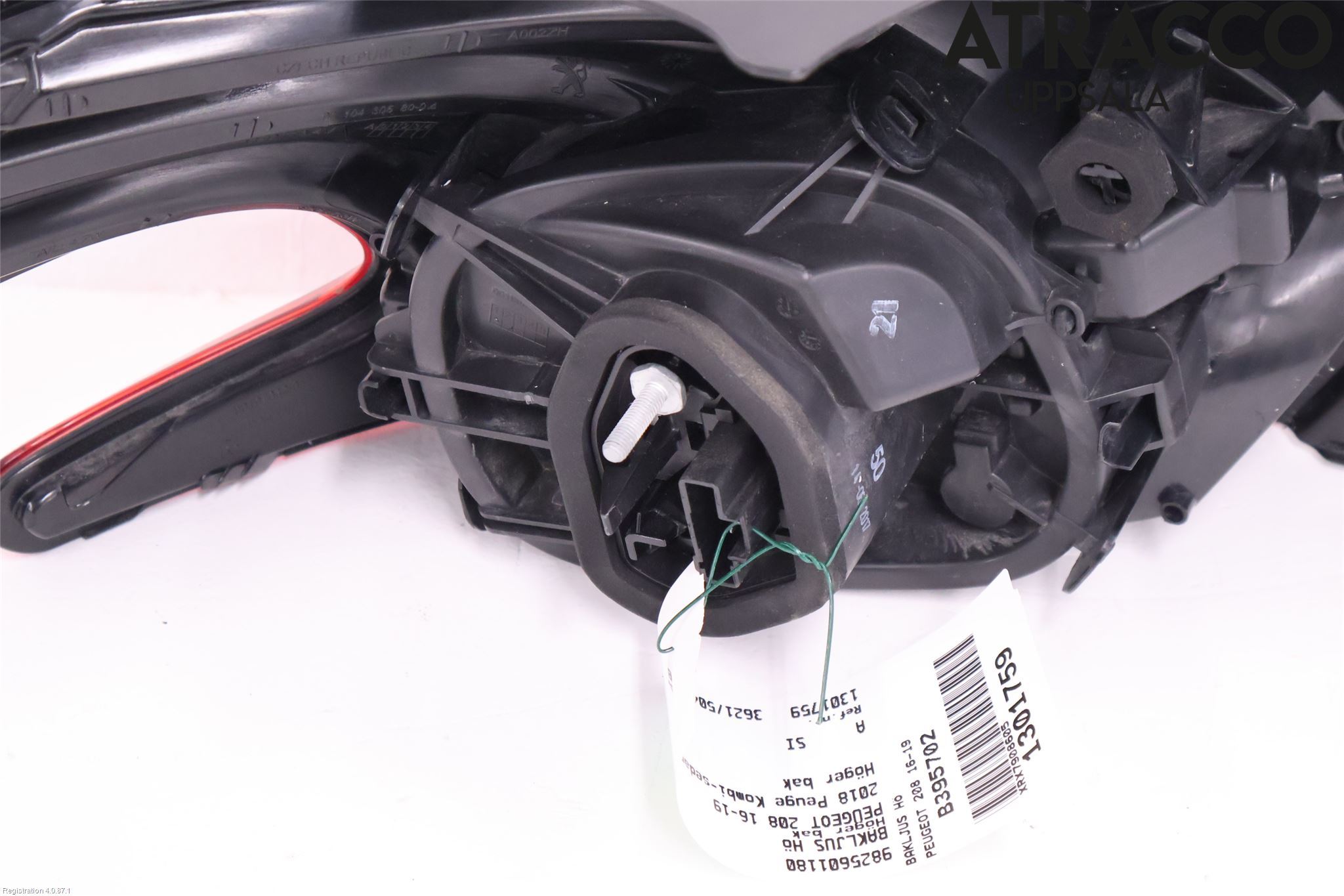 Peugeot PEUGOT 208 16-19 Baklykt Høyre