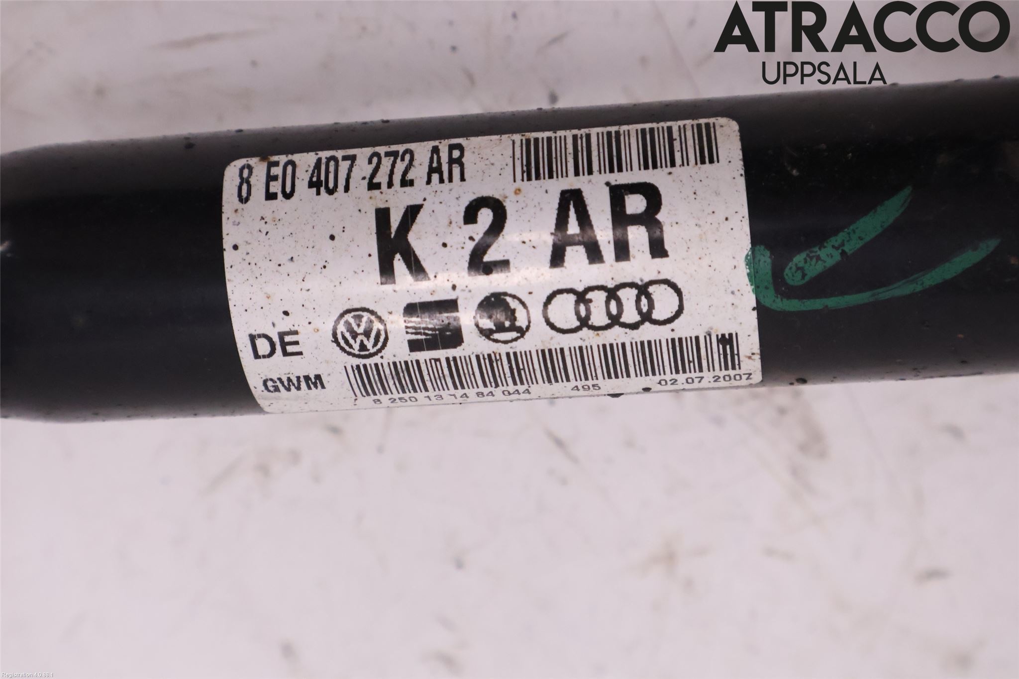 Audi A4/S4 05-07 Drivaksel Foran Kompl Høyre