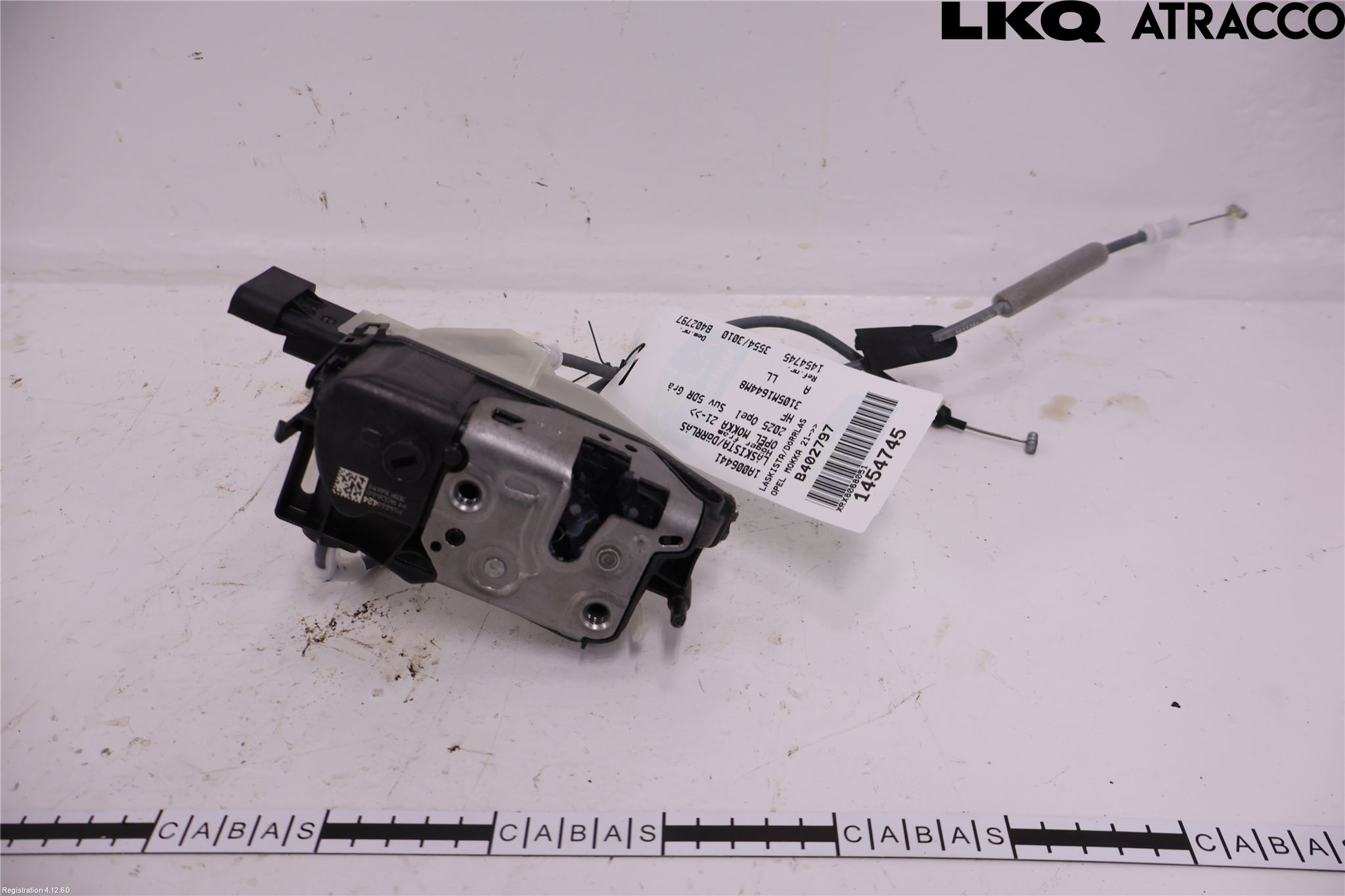 Opel MOKKA 21- Dørlås - Låsekasse