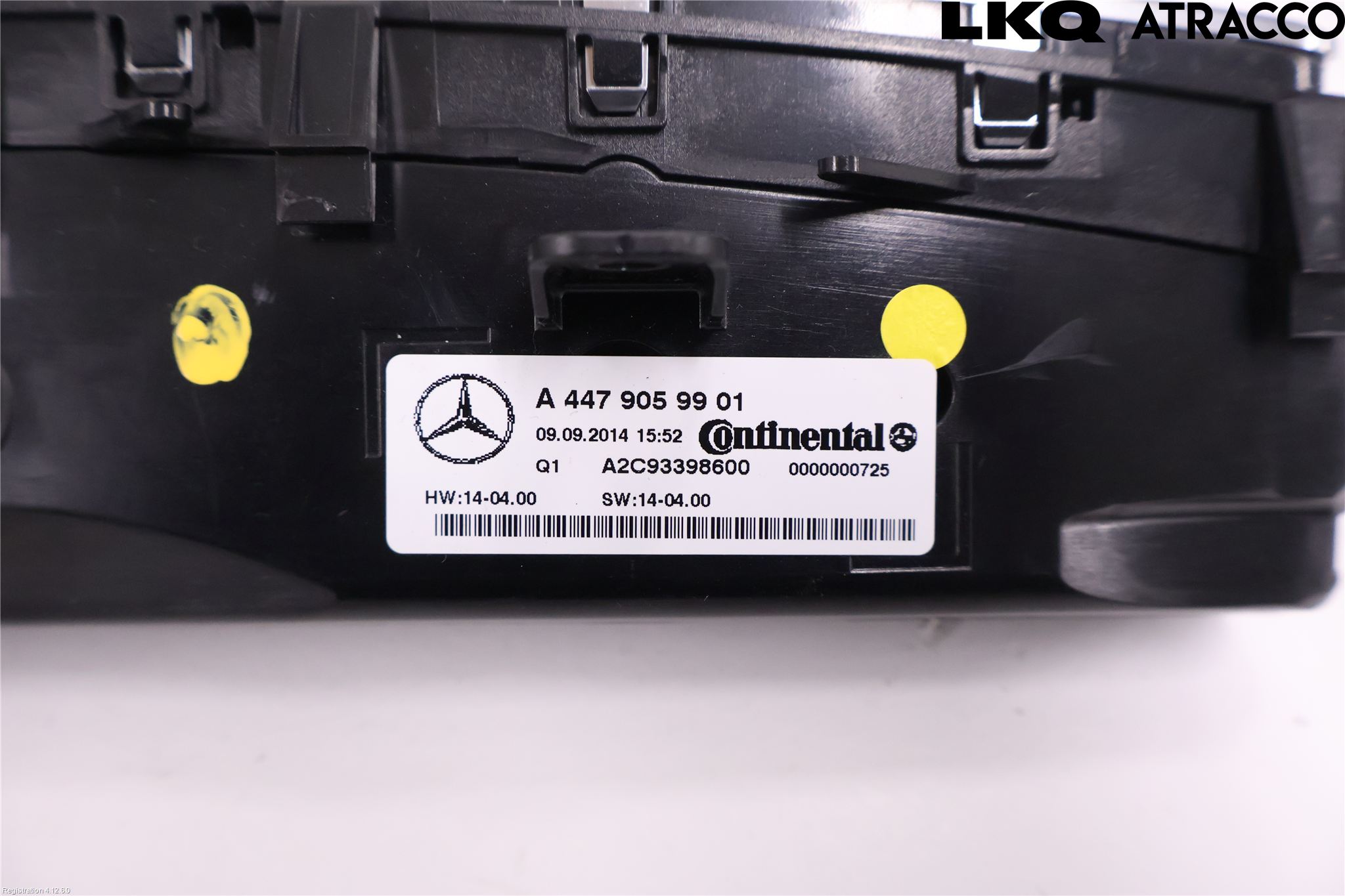 Mercedes-Benz MB VITO/V-KLASS (W640,W447,W448) 14- Varme Ac Betjening-Display