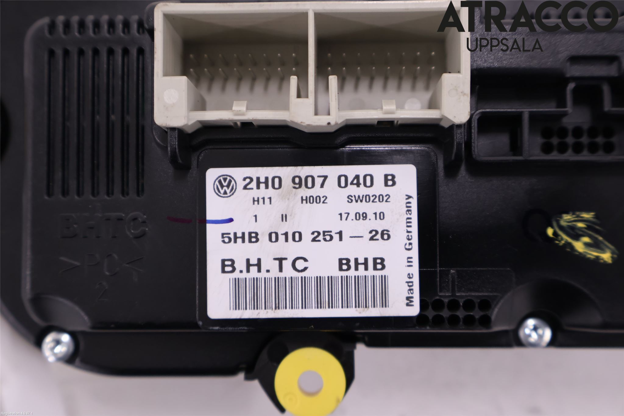 Volkswagen VW AMAROK 2H 10-22 Varme Ac Betjening-Display