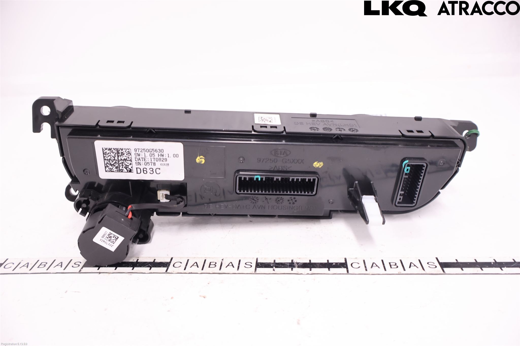 Kia NIRO (DE) 17-22 Varme Ac Betjening-Display