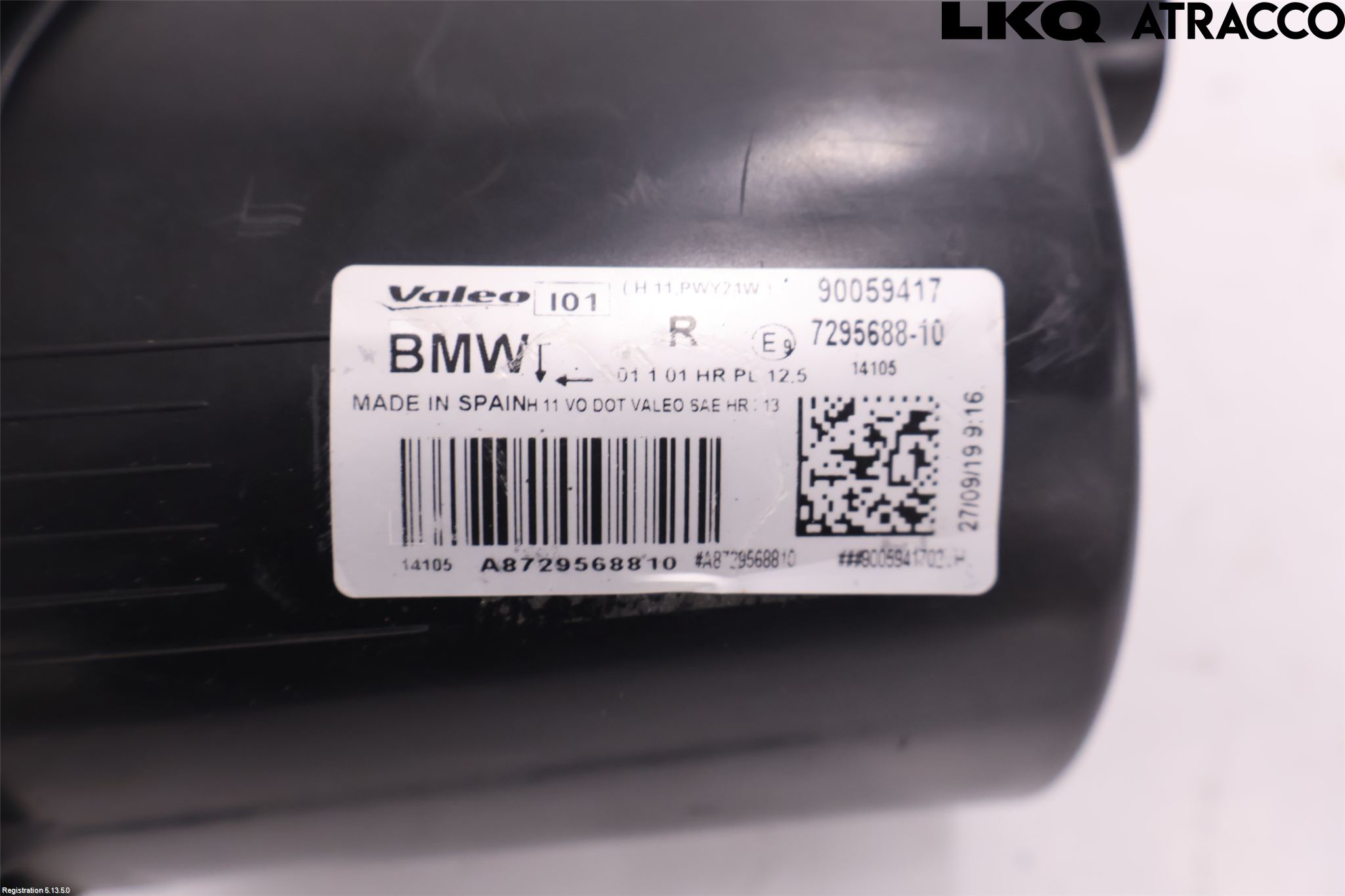 BMW i3 I01 13-22 Frontlykt-Kurve-Tåkelys