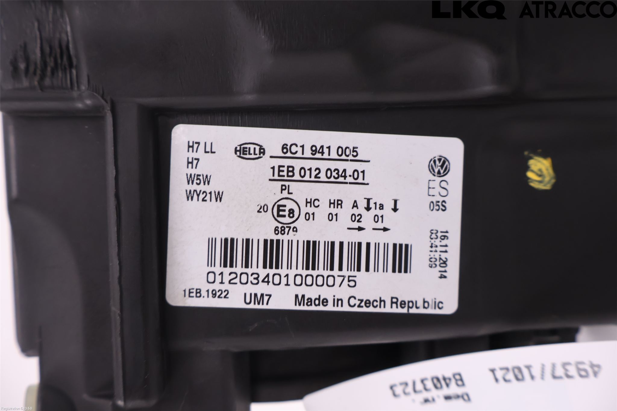 Volkswagen VW POLO 10-17 Frontlykt Venstre